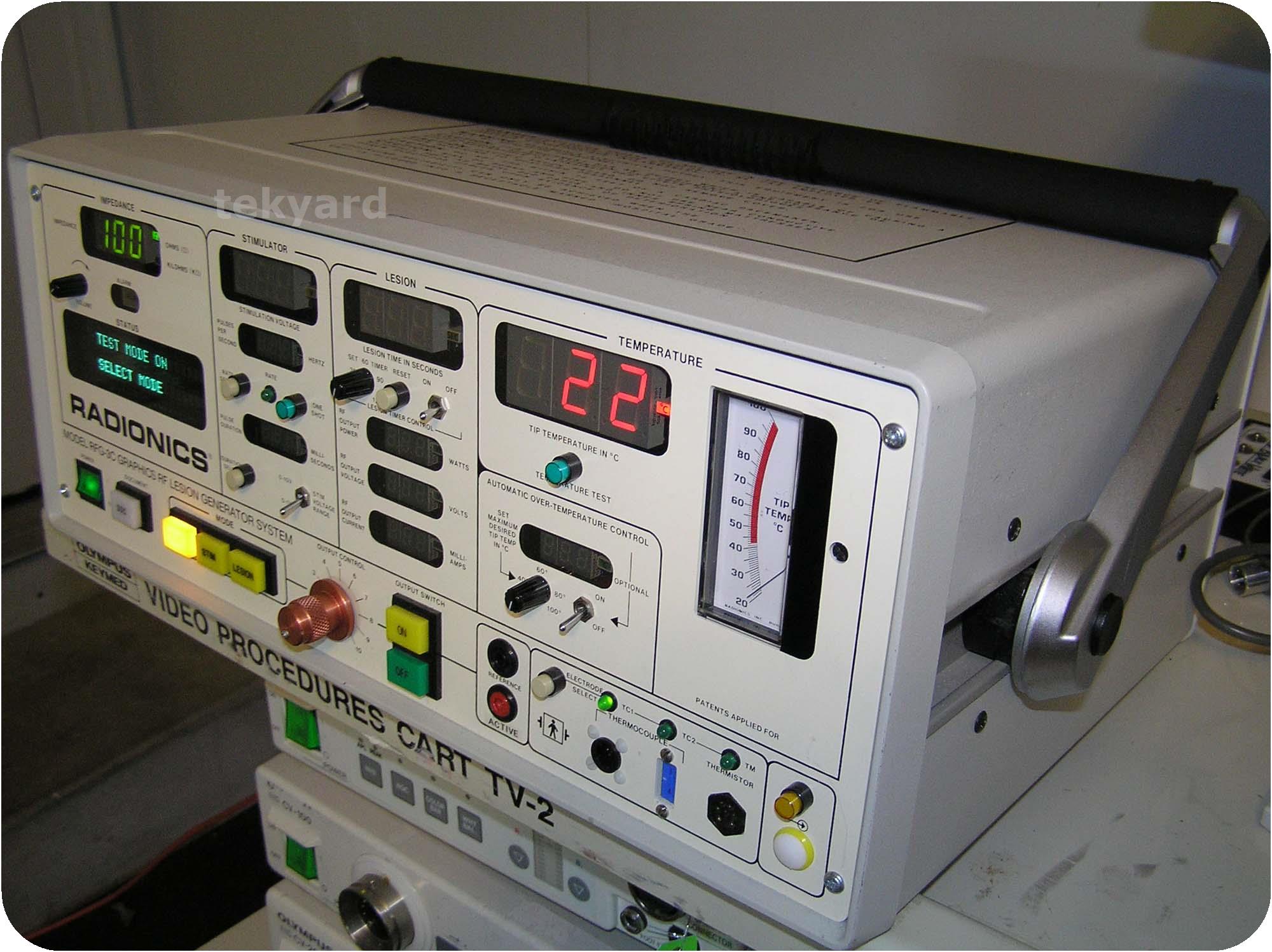 Radionics Rfg-3c Graphics RF Lesion Generator System W334 for sale online 