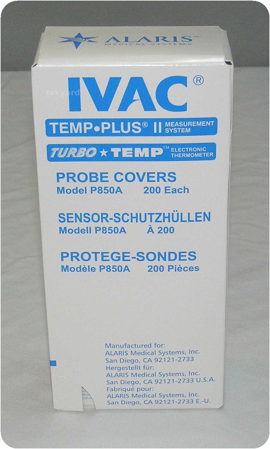 tekyard, LLC. 27170Alaris Medical Systems Inc. / IVAC P850A Temp