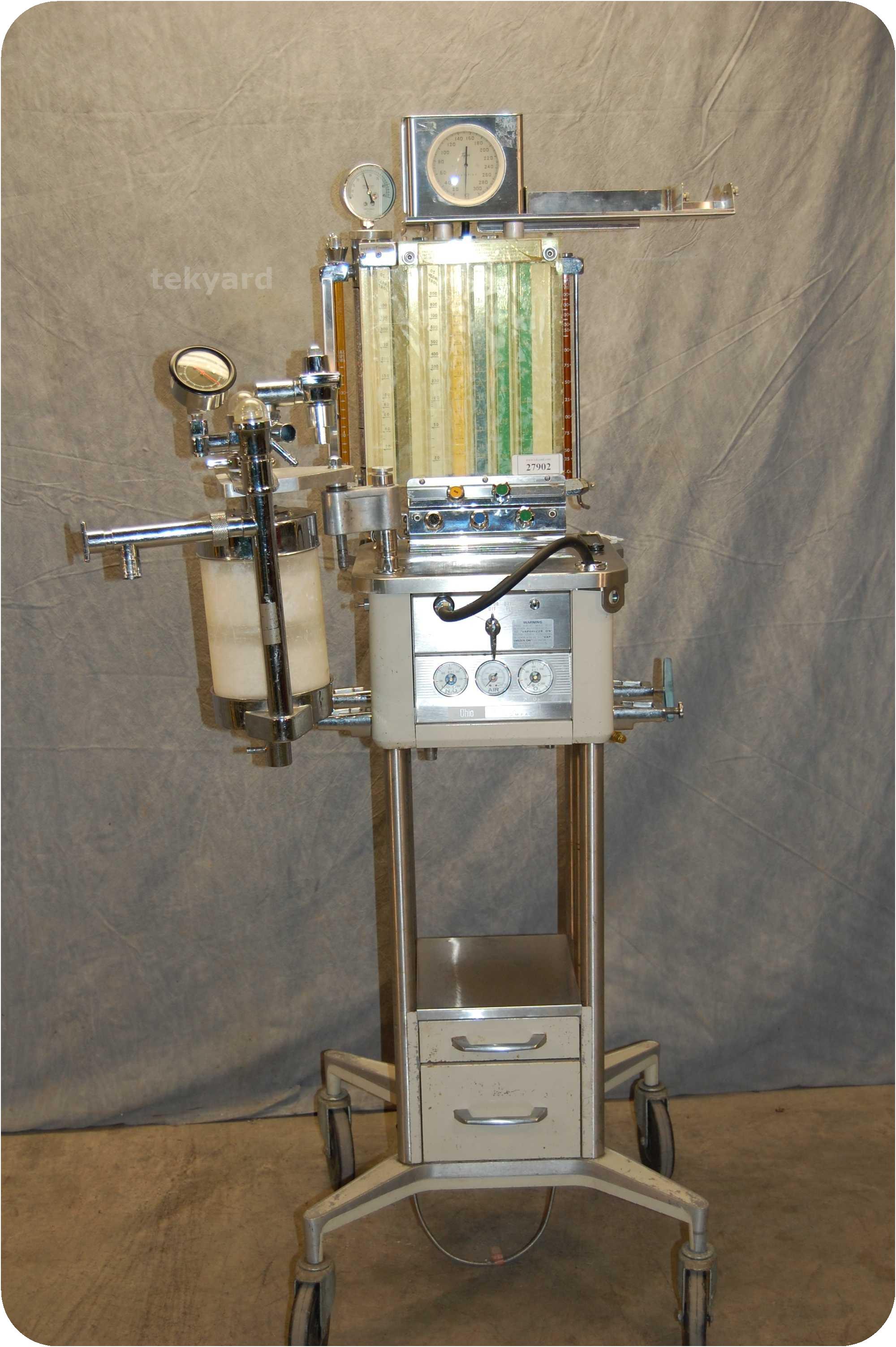 tekyard, LLC. 27902Ohio Medical Products Heidbrink Compact Anesthesia Machine