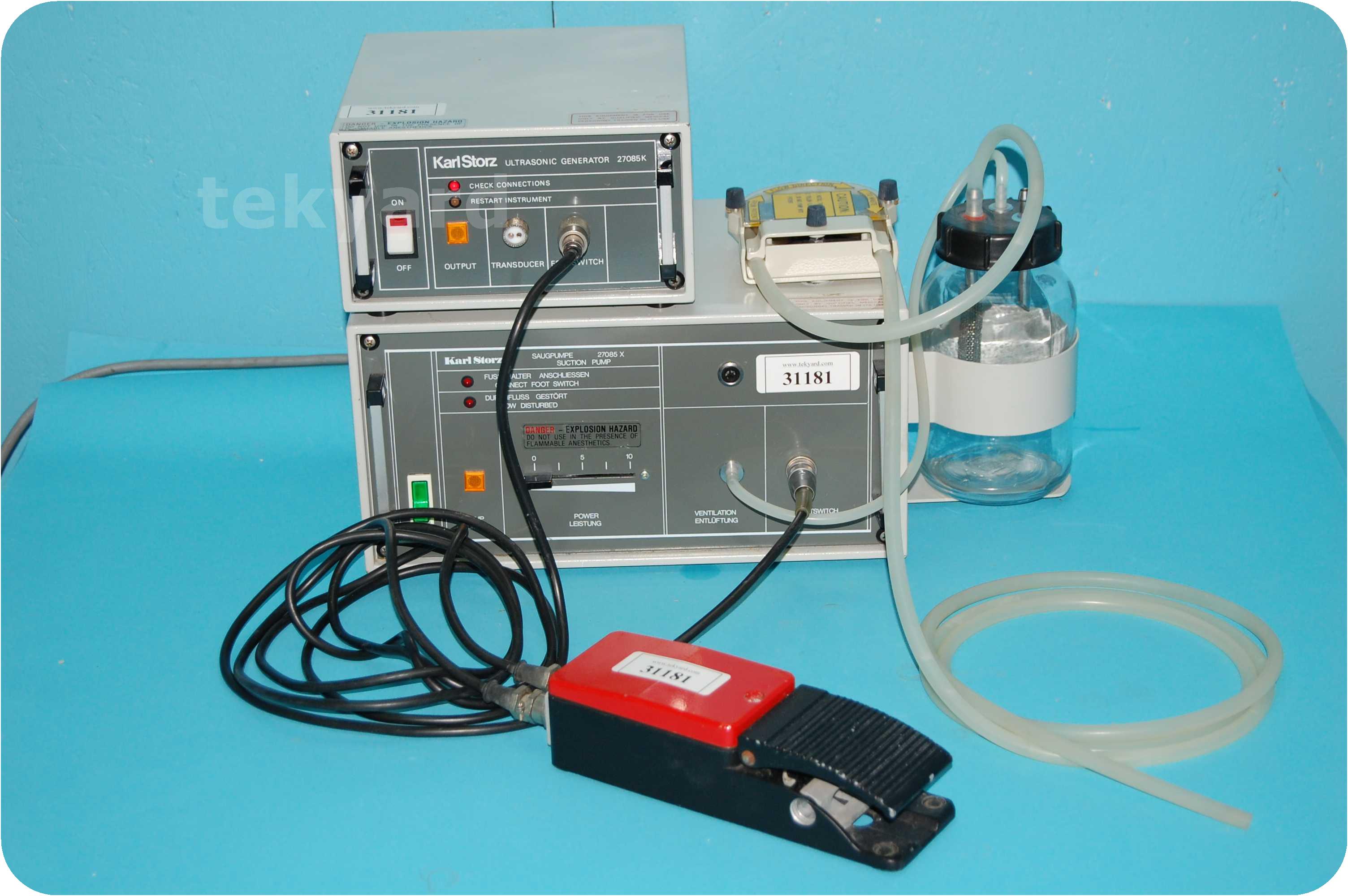 tekyard, LLC. - 31181-Karl Storz 27085X and 27085K Suction Pump