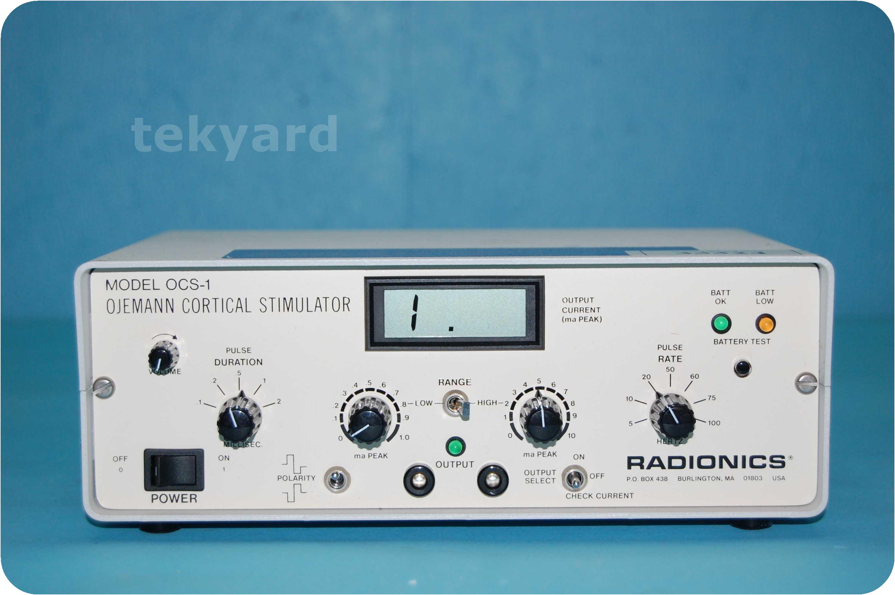 tekyard, LLC. - 33324-Radionics OCS-1 Ojemann Cortical