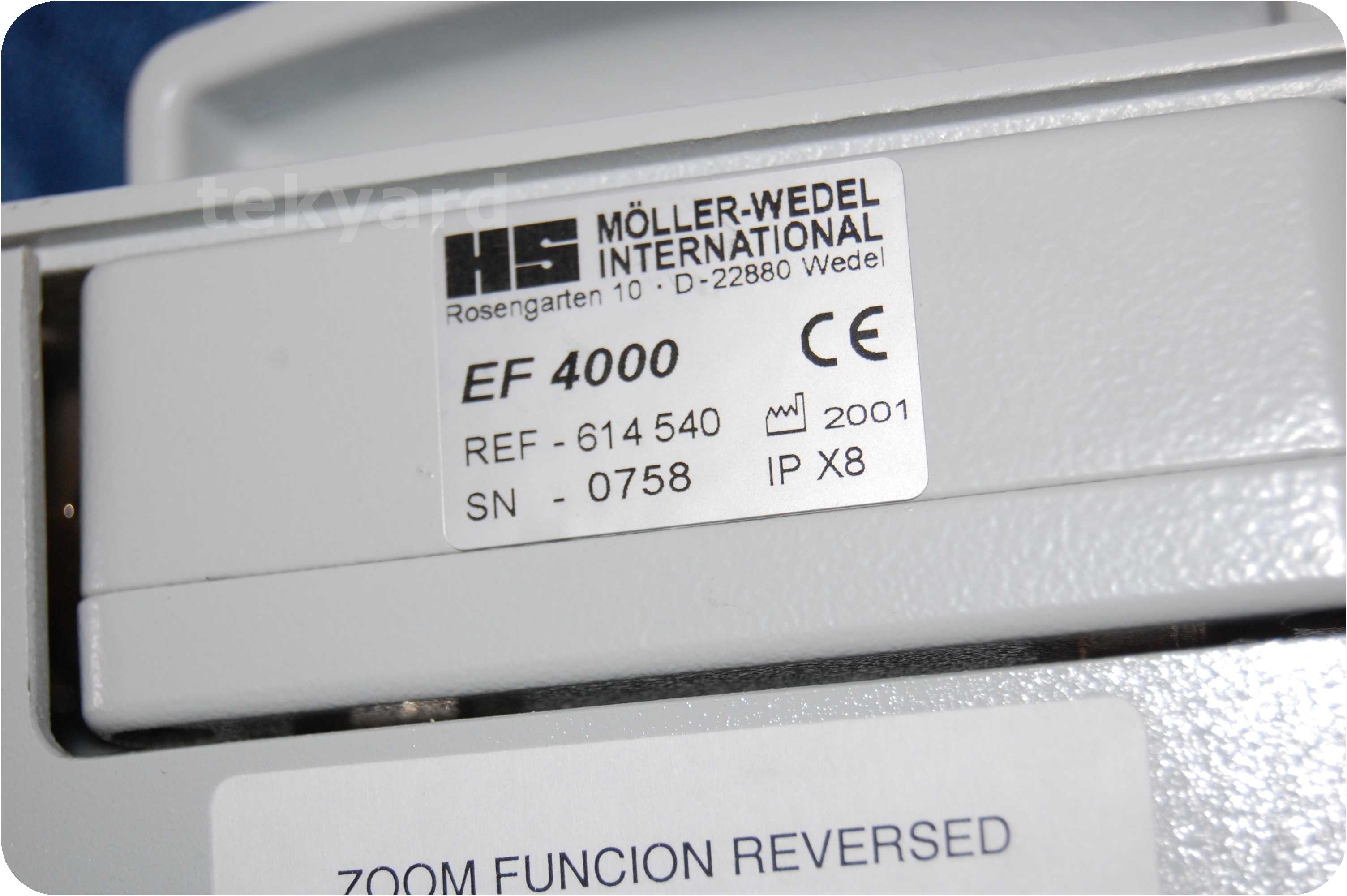 tekyard, LLC. - 43863-Moller-Wedel EF 4000 Surgery Operating tekyard, LLC. - 43863-Moller-Wedel EF 4000 Surgery Operating