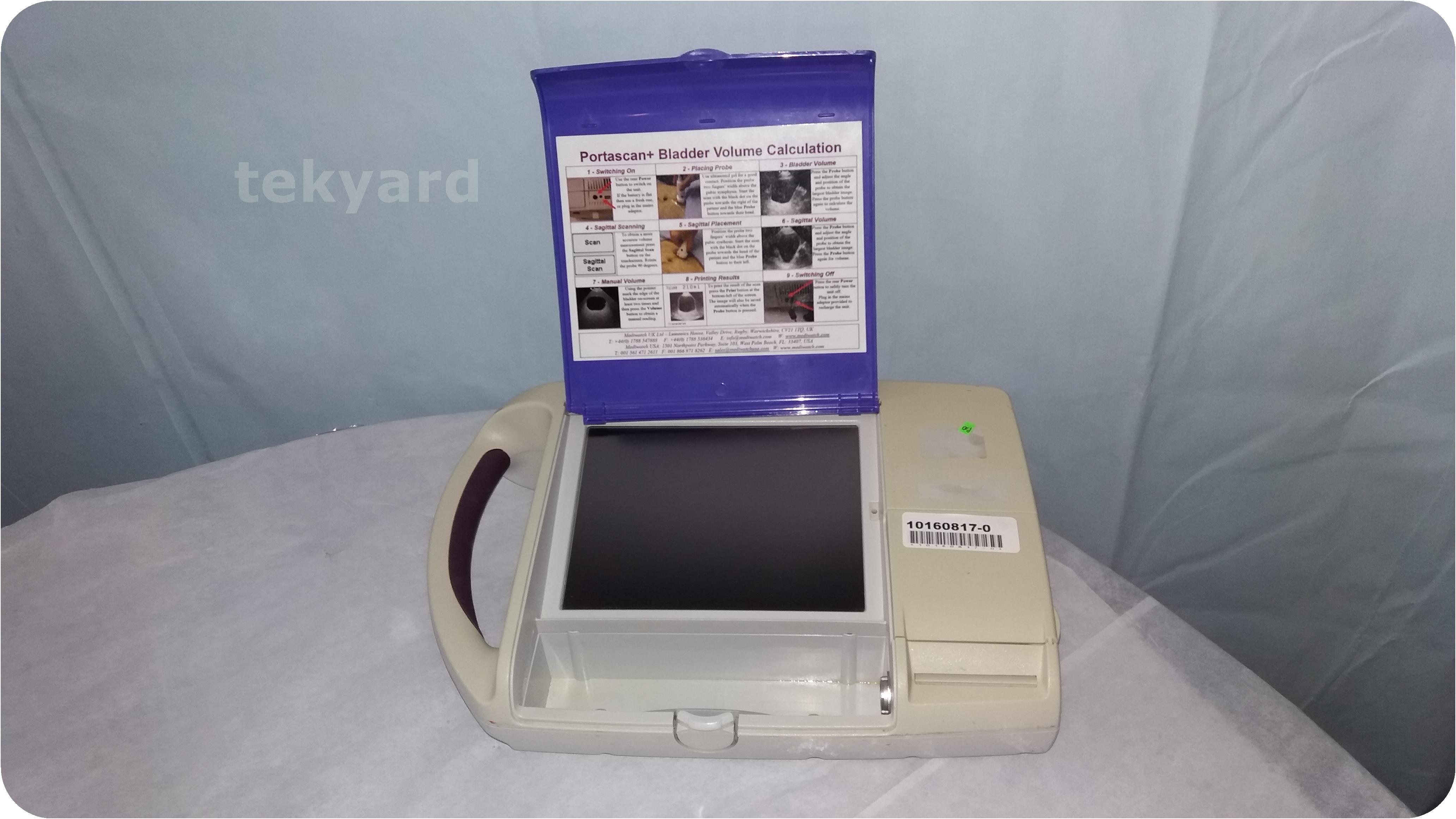 tekyard, LLC. 205808GE Portascan PA00253 Bladder Scanner