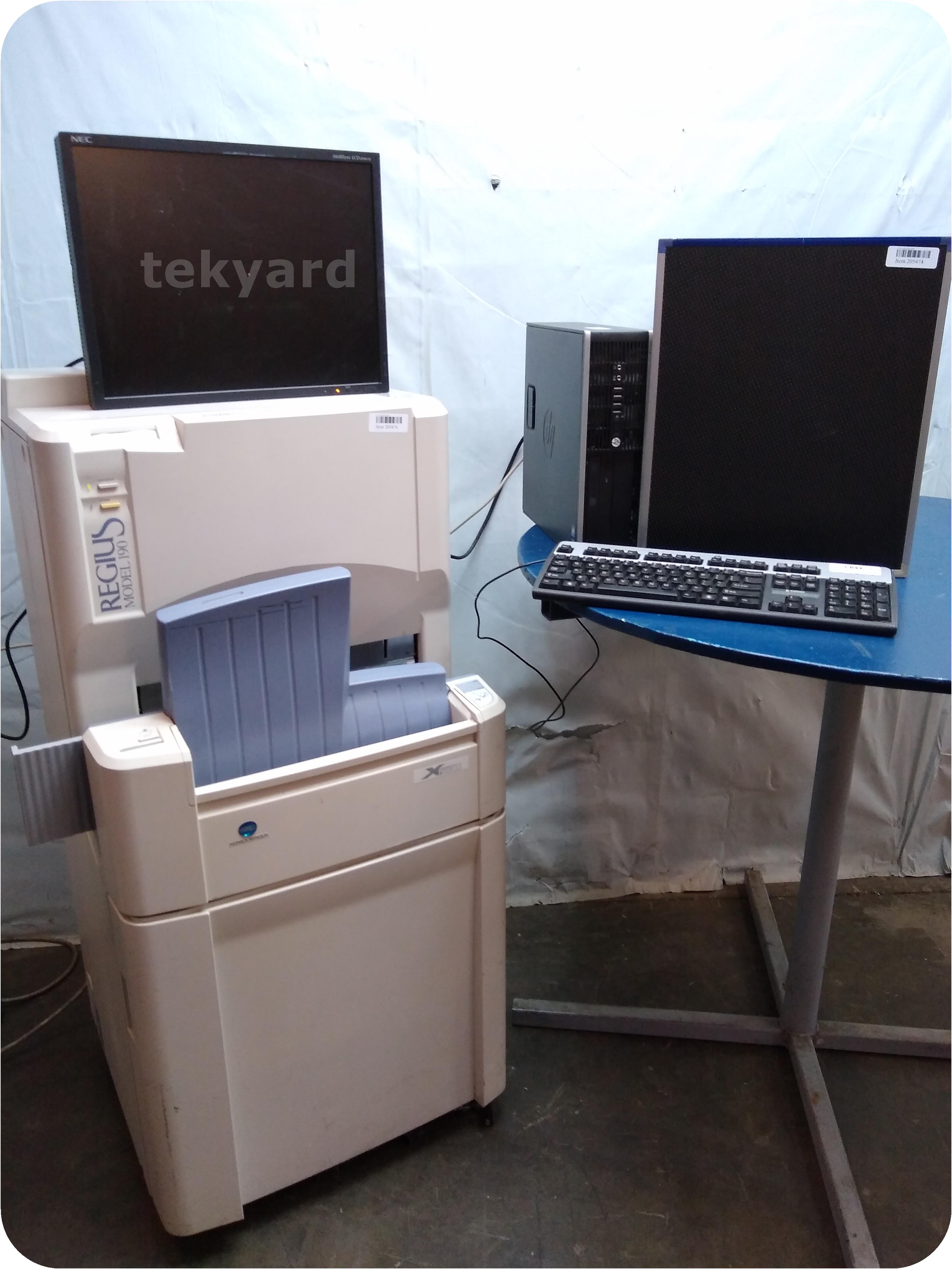 tekyard, LLC. 205474Konica Minolta Regius 190 Reader Direct Xray