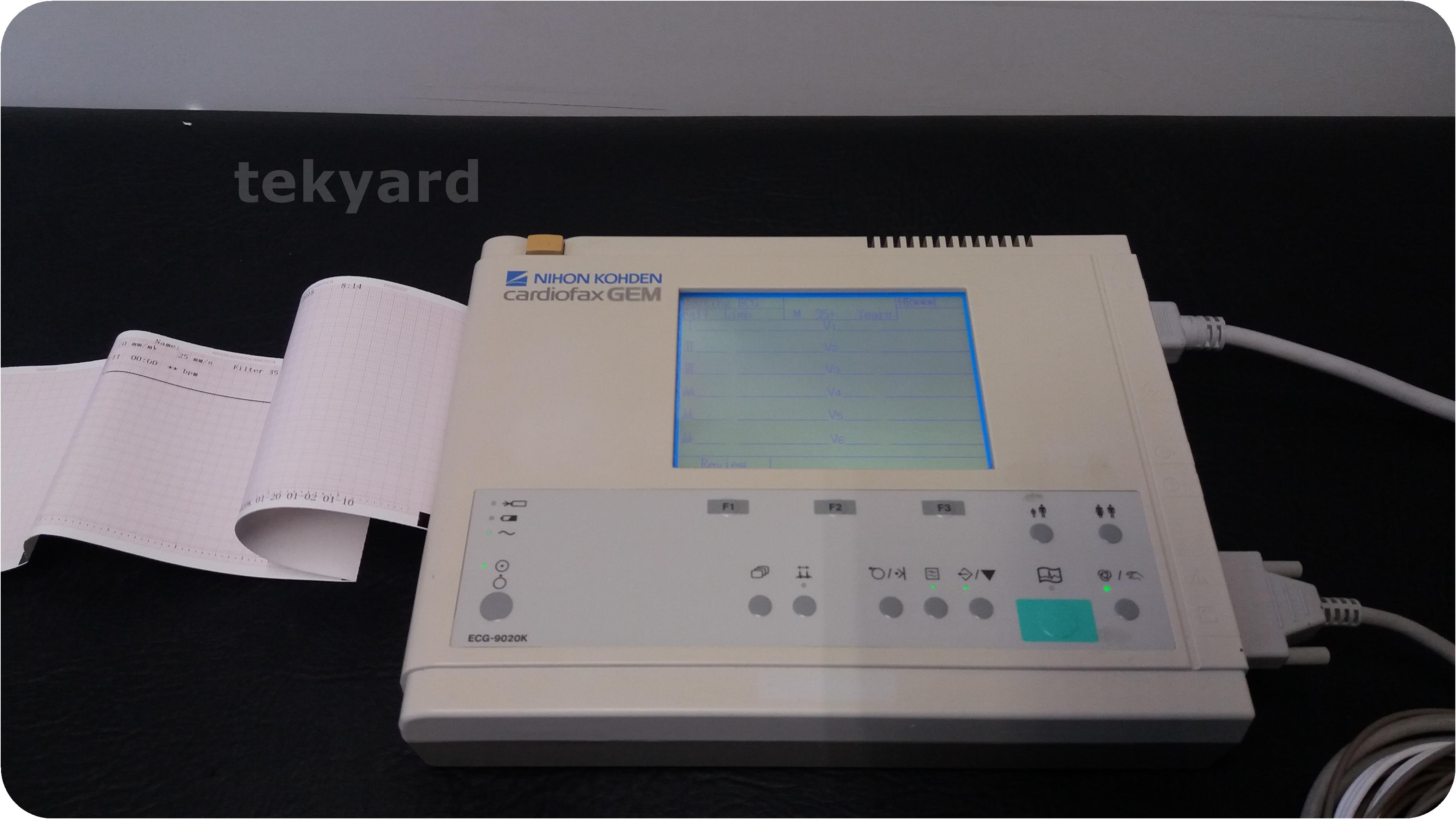 tekyard, LLC. - 209592-Nihon Kohden ECG-9020K CardioFax GEM ECG Machine