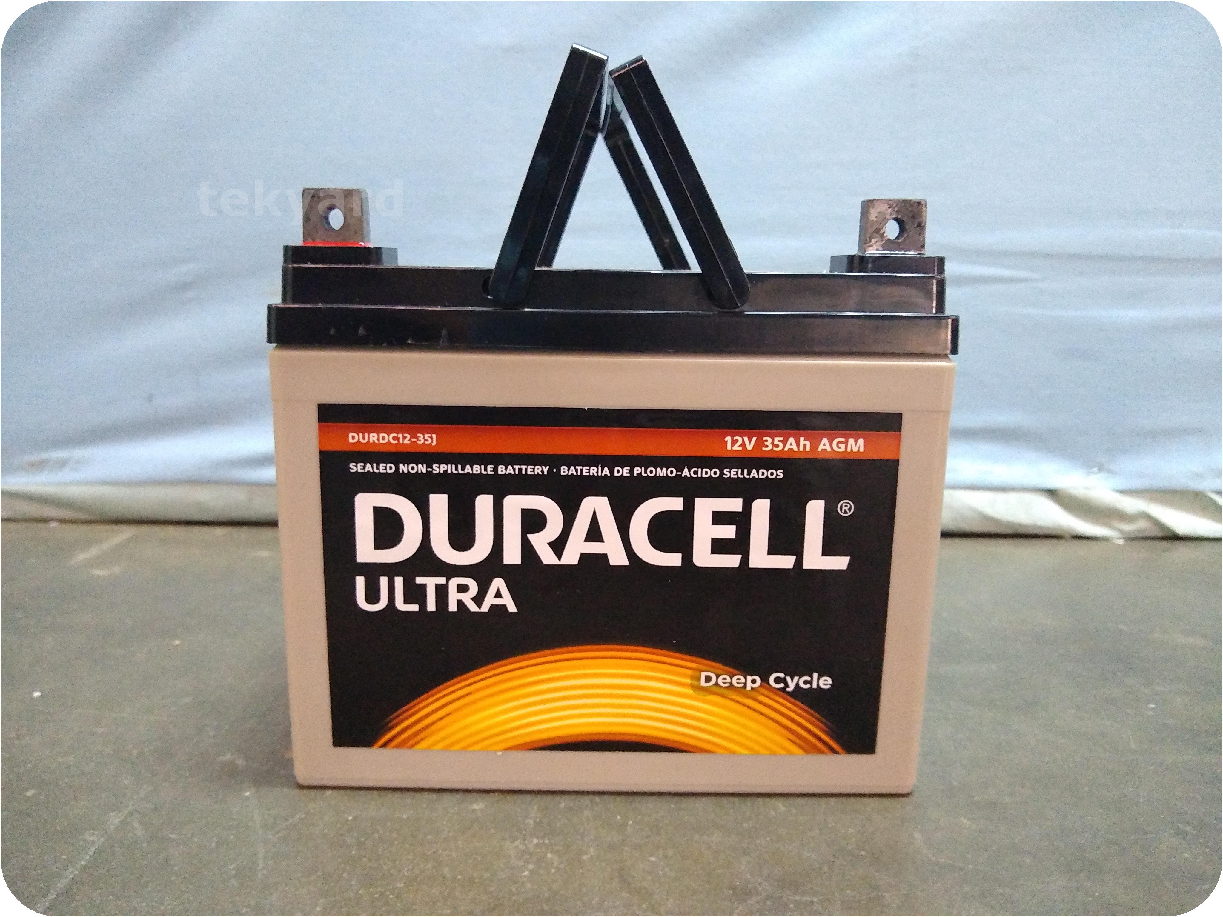 tekyard, LLC. 210722Duracell Ultra DURDC1235 Deep Cycle Battery