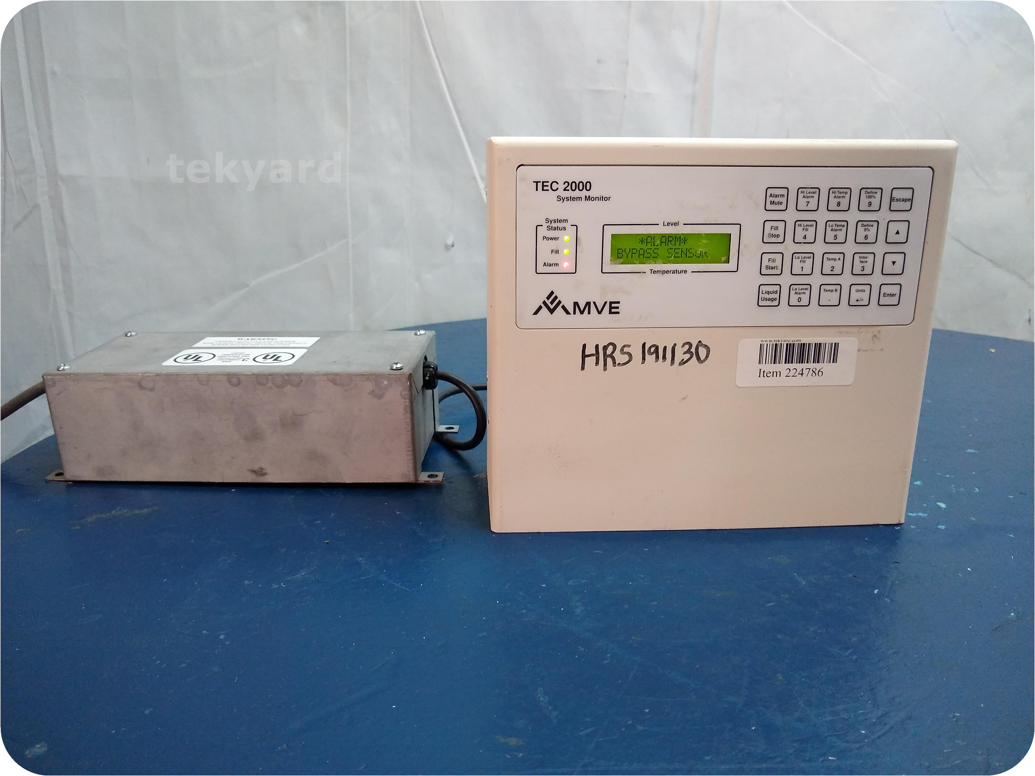 tekyard, LLC. 224786Micro Dynamics / MVE Tec 2000 Cryogenic System