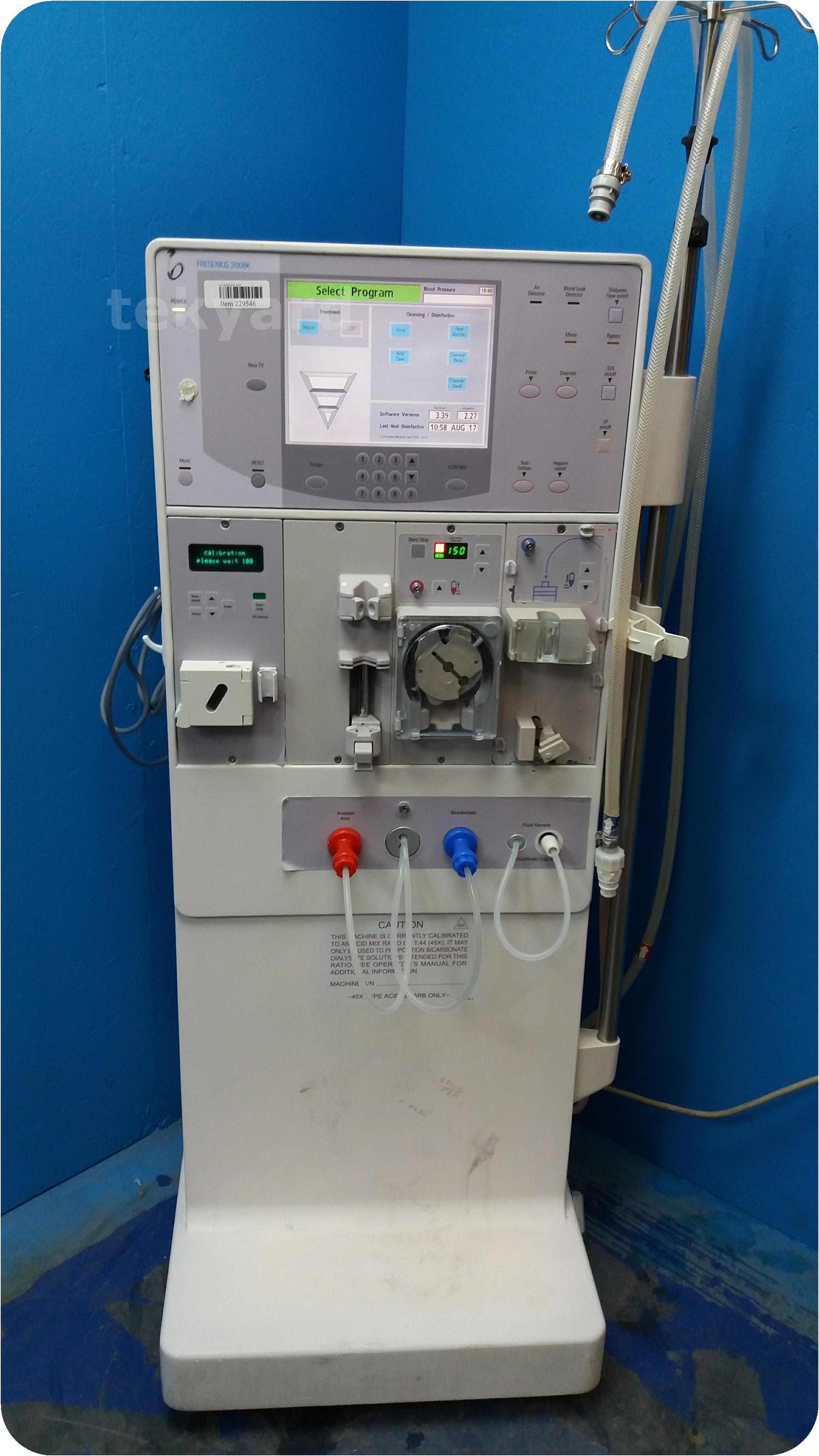 tekyard, LLC. 229546Fresenius 2008K Dialysis Machine