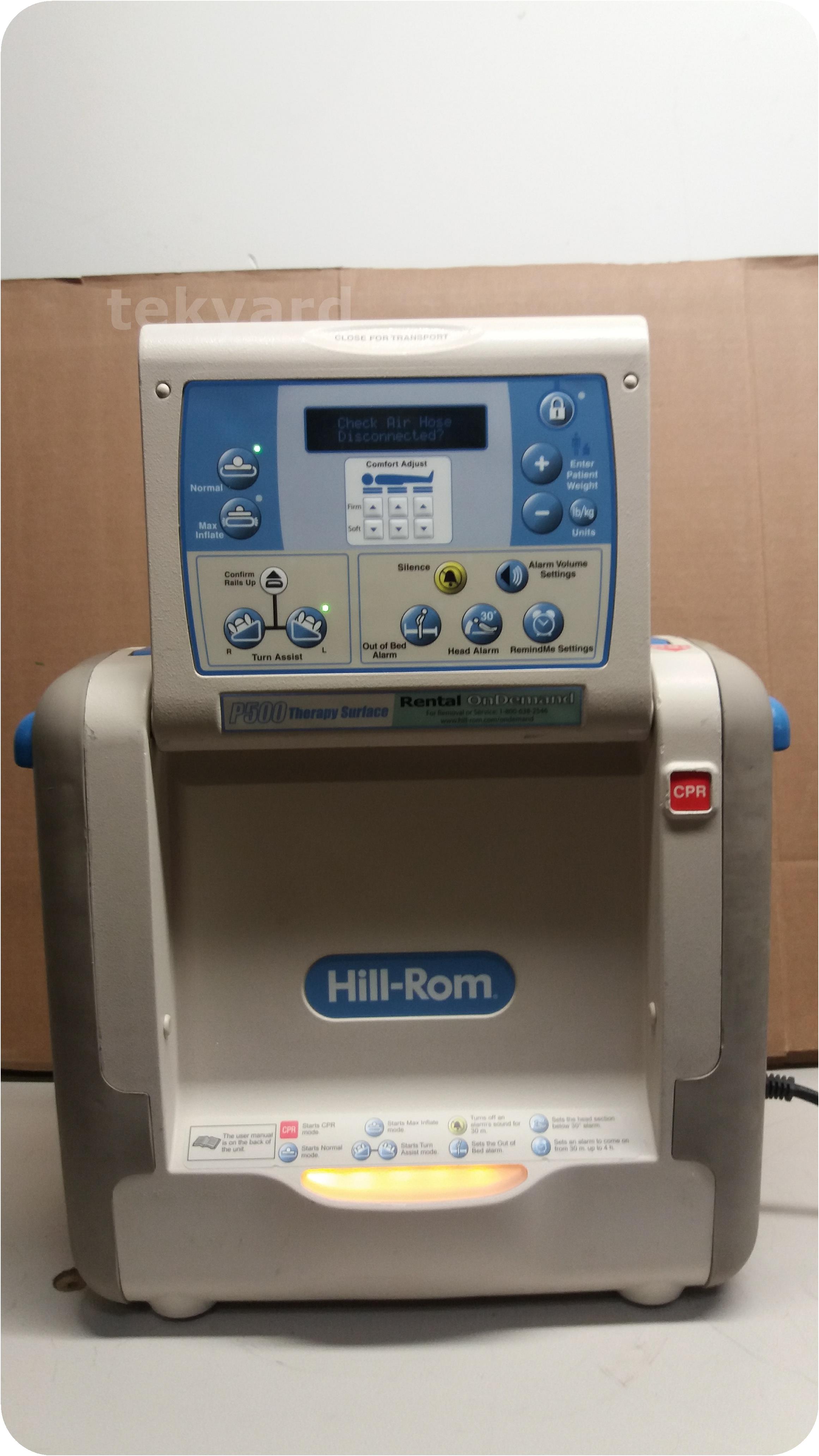 tekyard, LLC. 239792HillRom P500 P005723 Therapy Surface MRS
