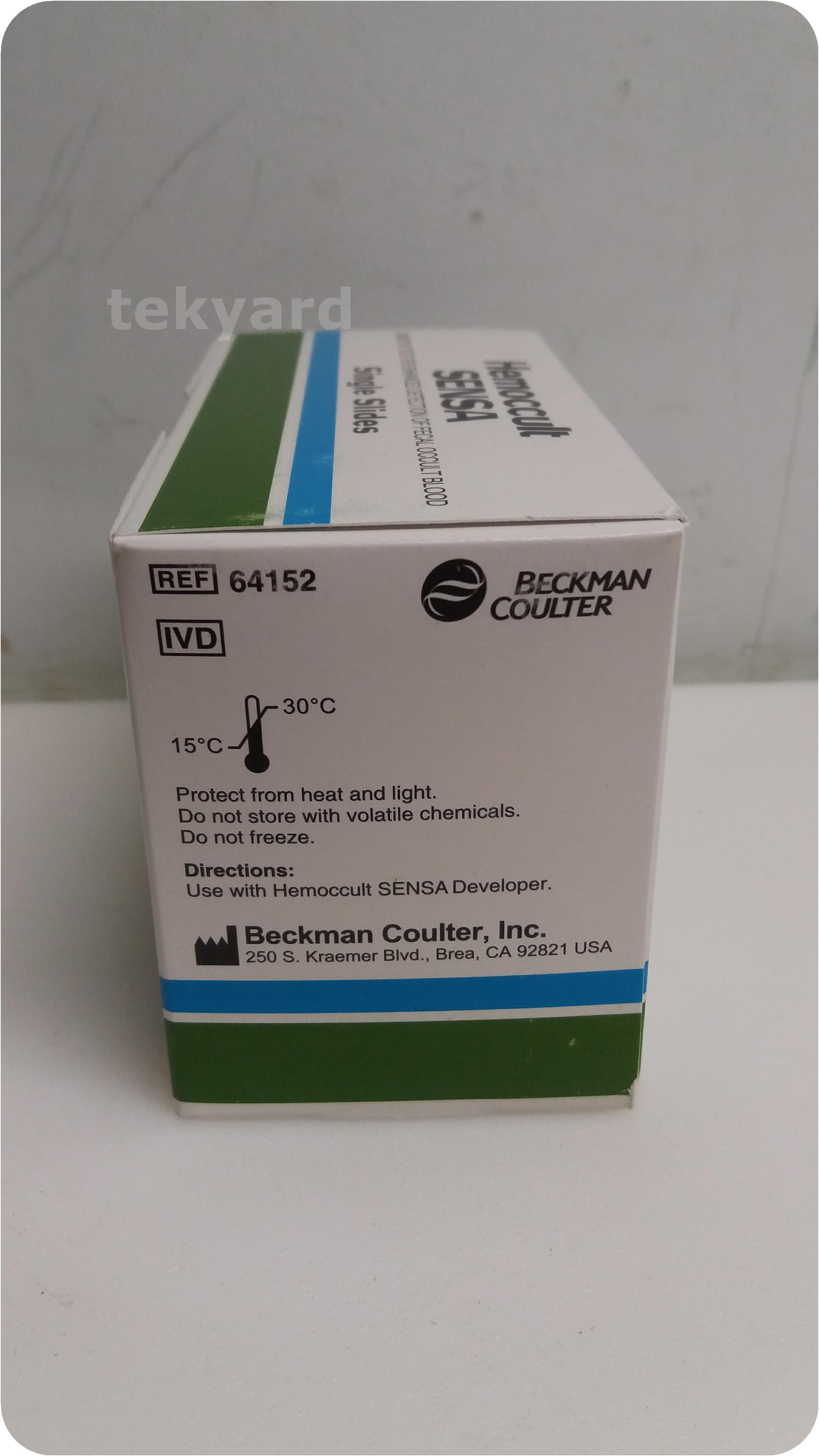 tekyard, LLC. - 241742-Beckman Coulter Hemoccult Sensa 64152