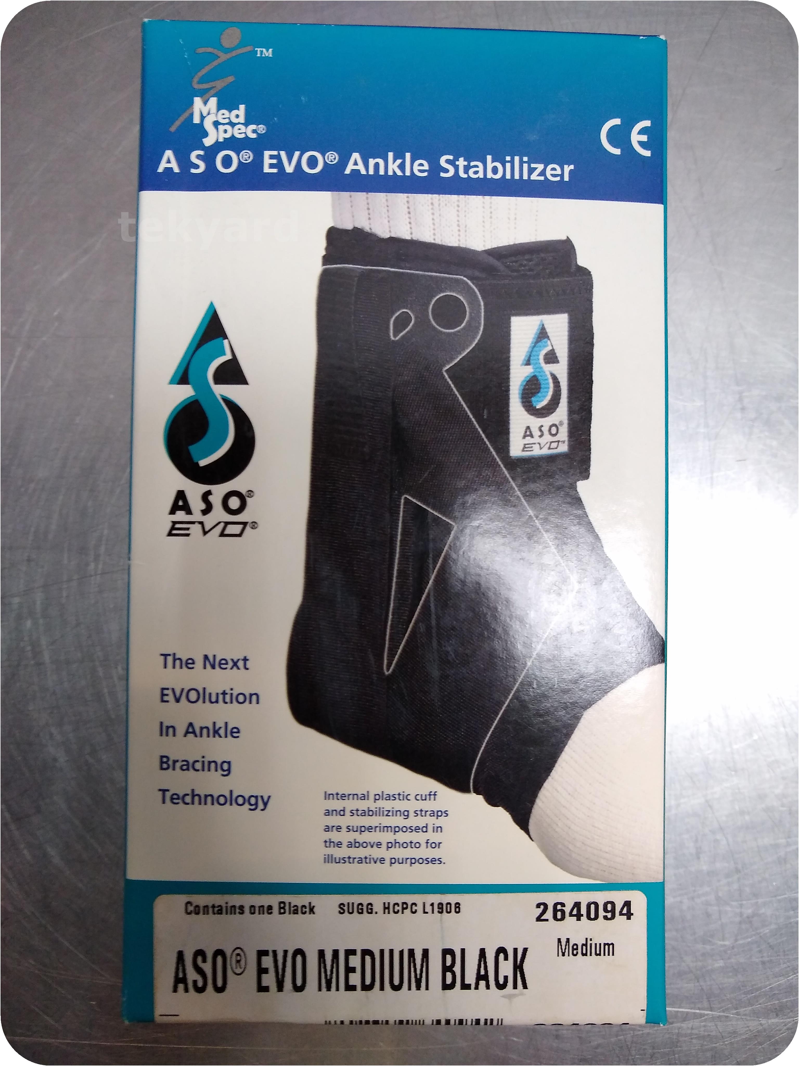 tekyard, LLC. 242112MedSpec ASO EVO Speed Lacer Ankle Brace Stabilizer