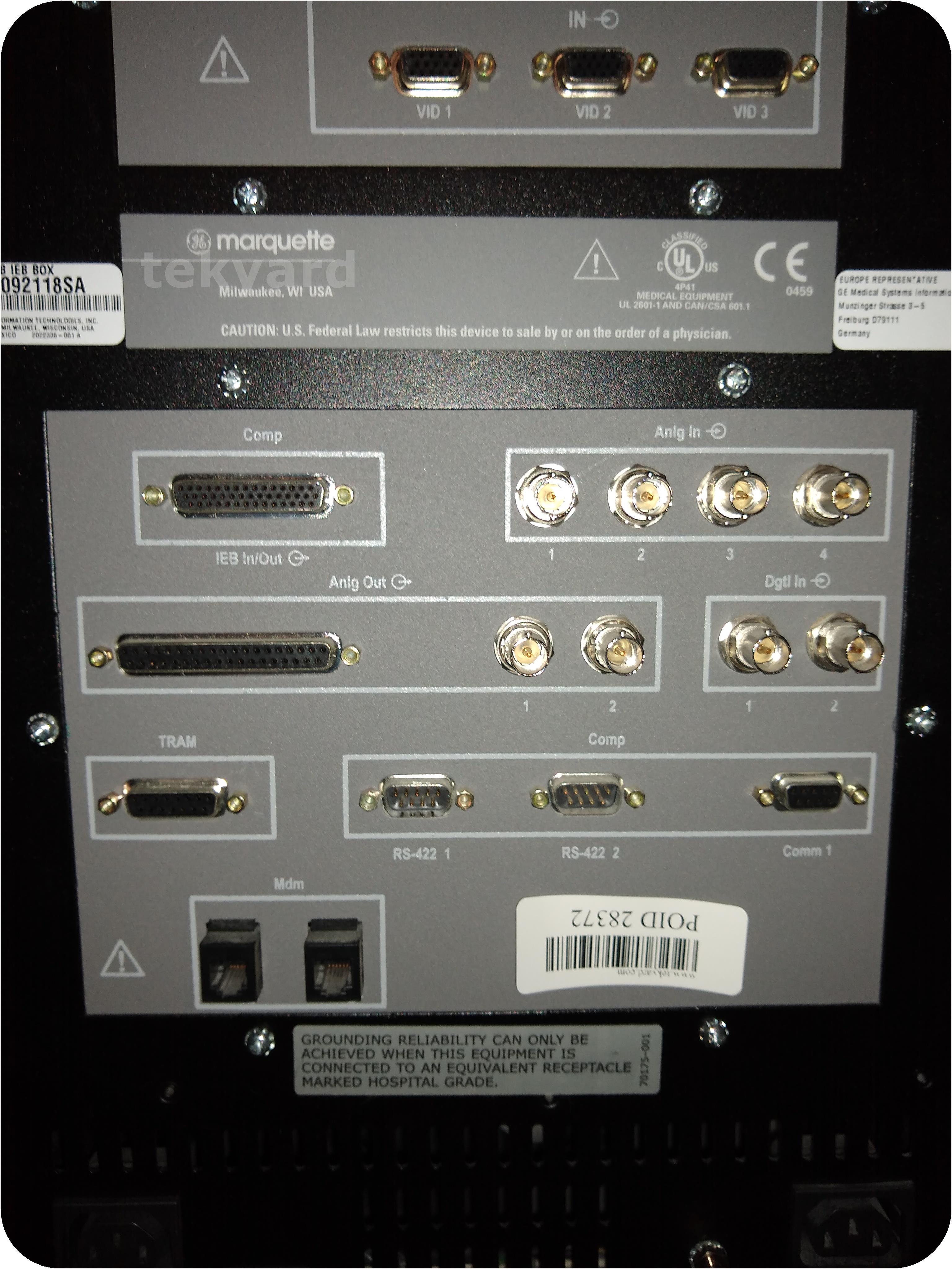 tekyard, LLC. - 247317-GE Marquette Cath Lab IEB Box