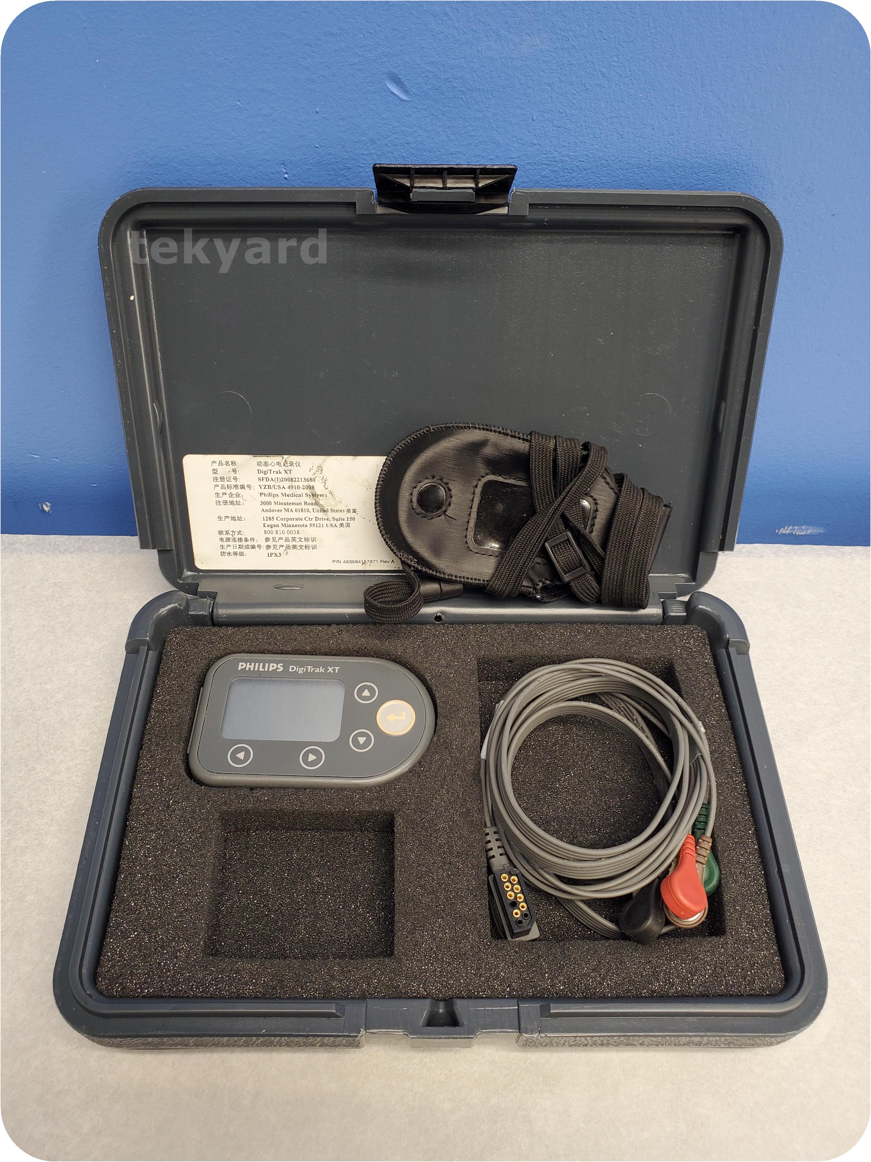 tekyard, LLC. 245302Philips DigiTrak XT 860322 Holter Recorder ECG Unit