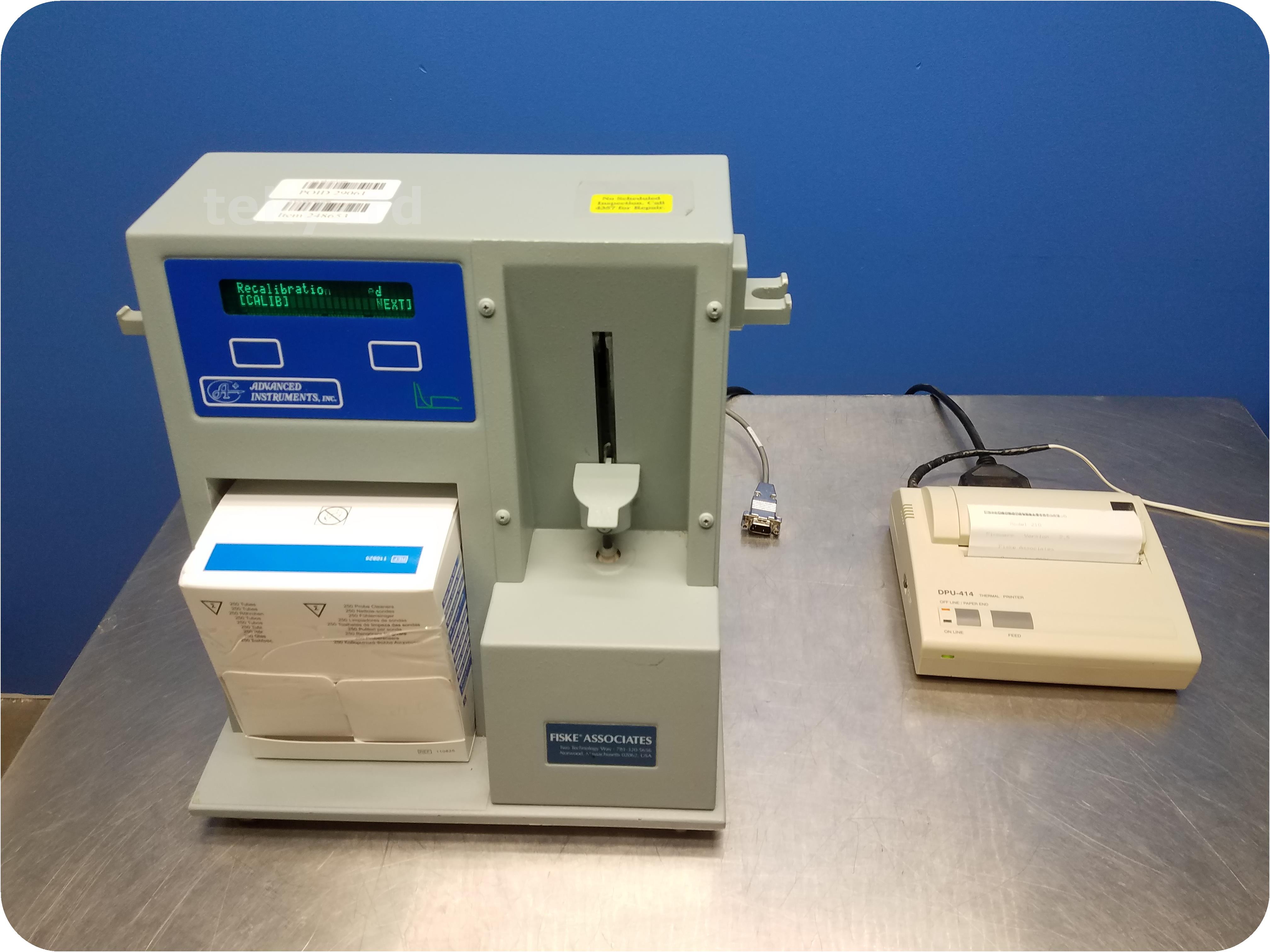 tekyard, LLC. 260784Fiske 210 Micro Osmometer