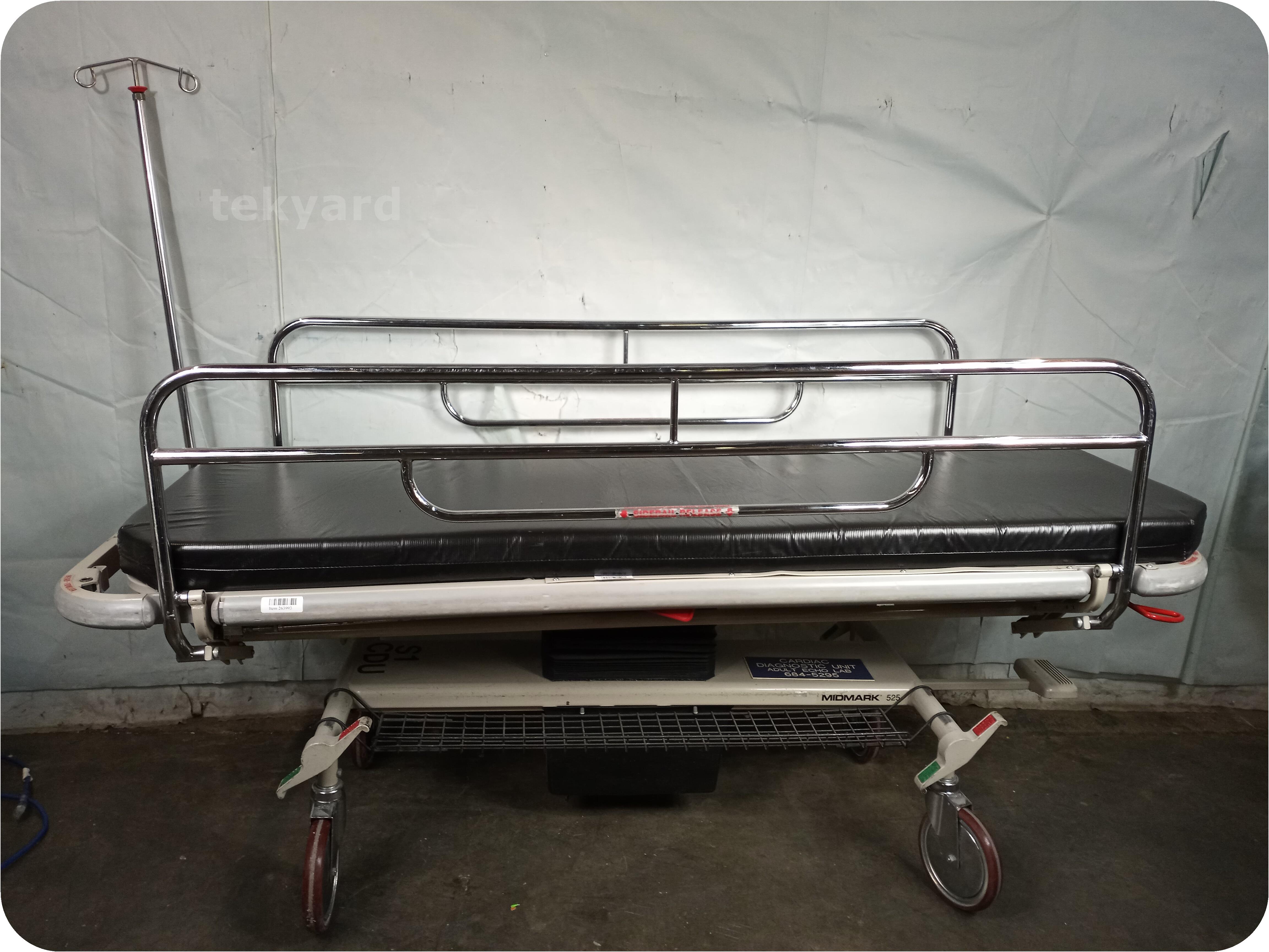 tekyard, LLC. 263993Midmark 525 Stretcher Gurney