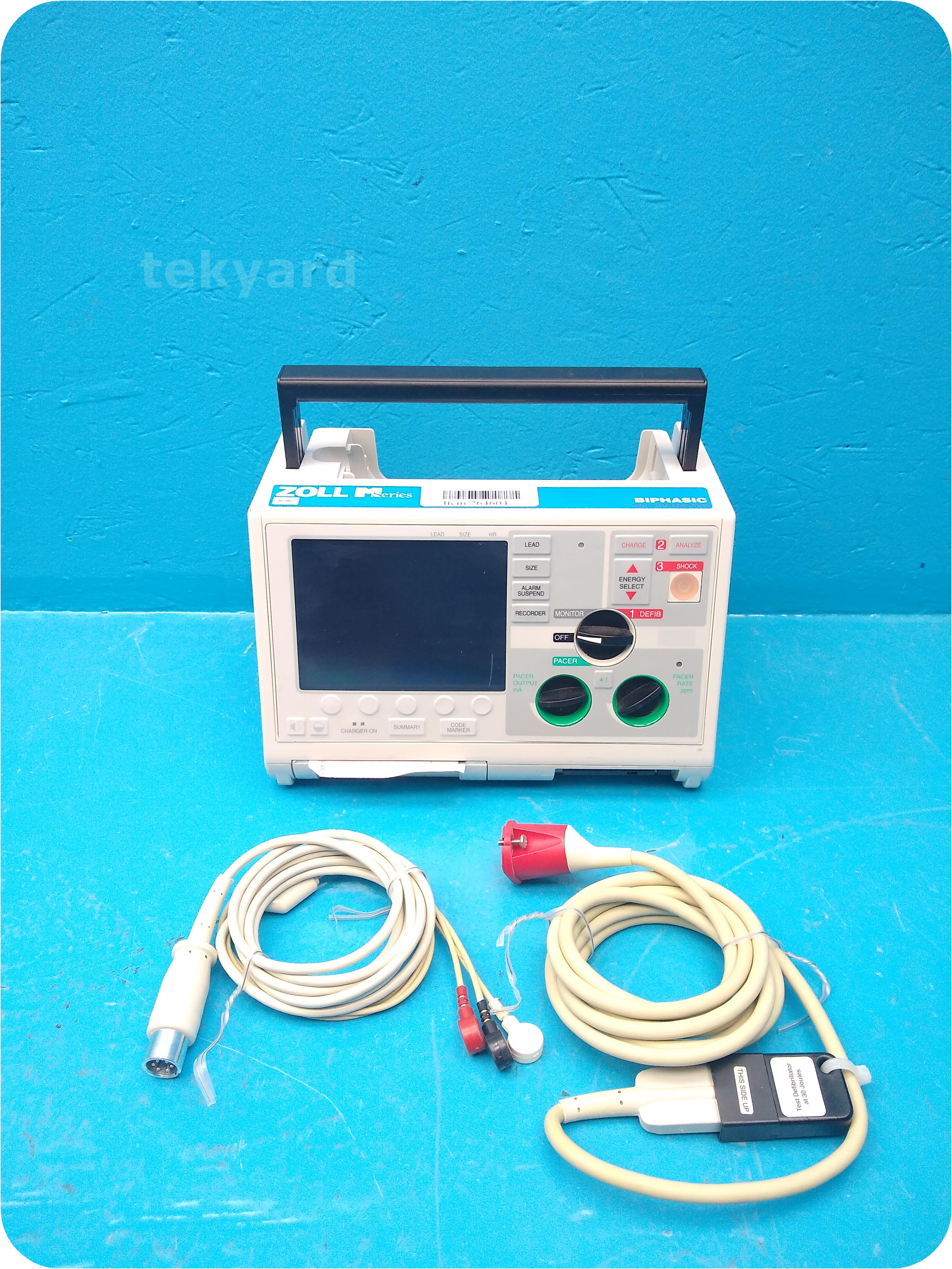 tekyard, LLC. 264604Zoll M Series CCT Biphasic 200 Joules Max