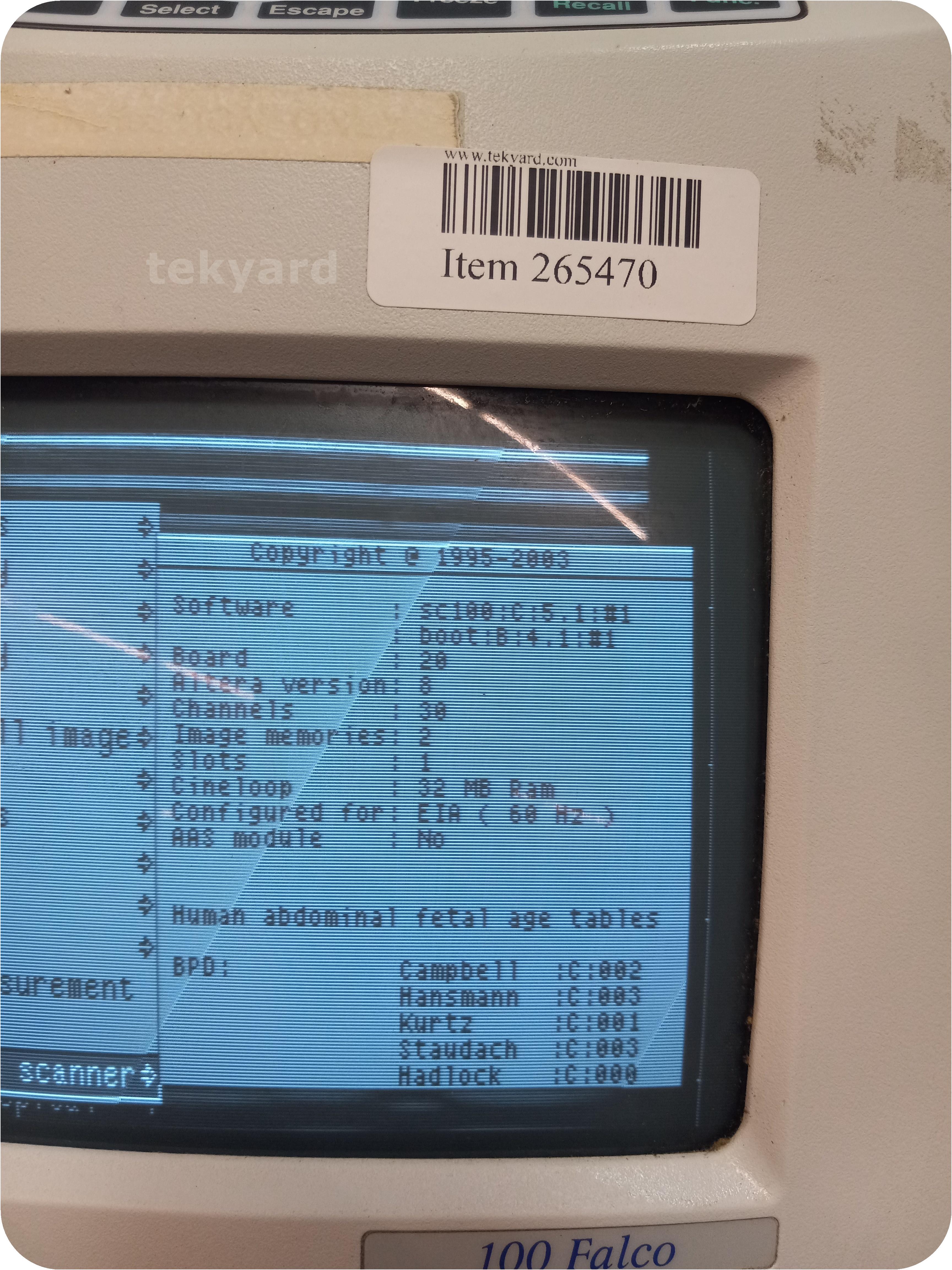 tekyard, LLC. - 265470-Pie Medical 100 FALCO OB/GYN