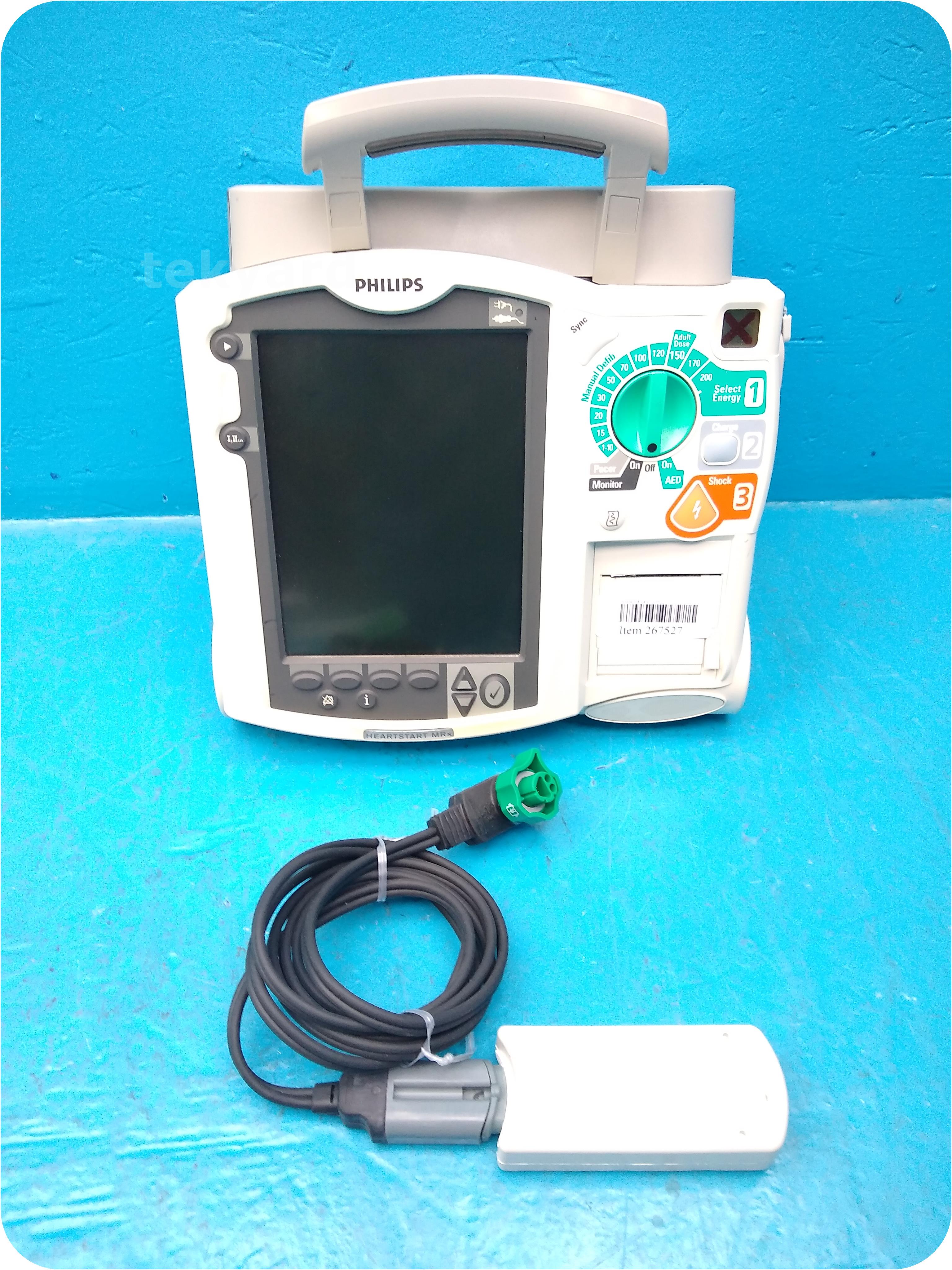 tekyard, LLC. 267527Philips M3535A HeartStart MRX Defibrillator Monitor