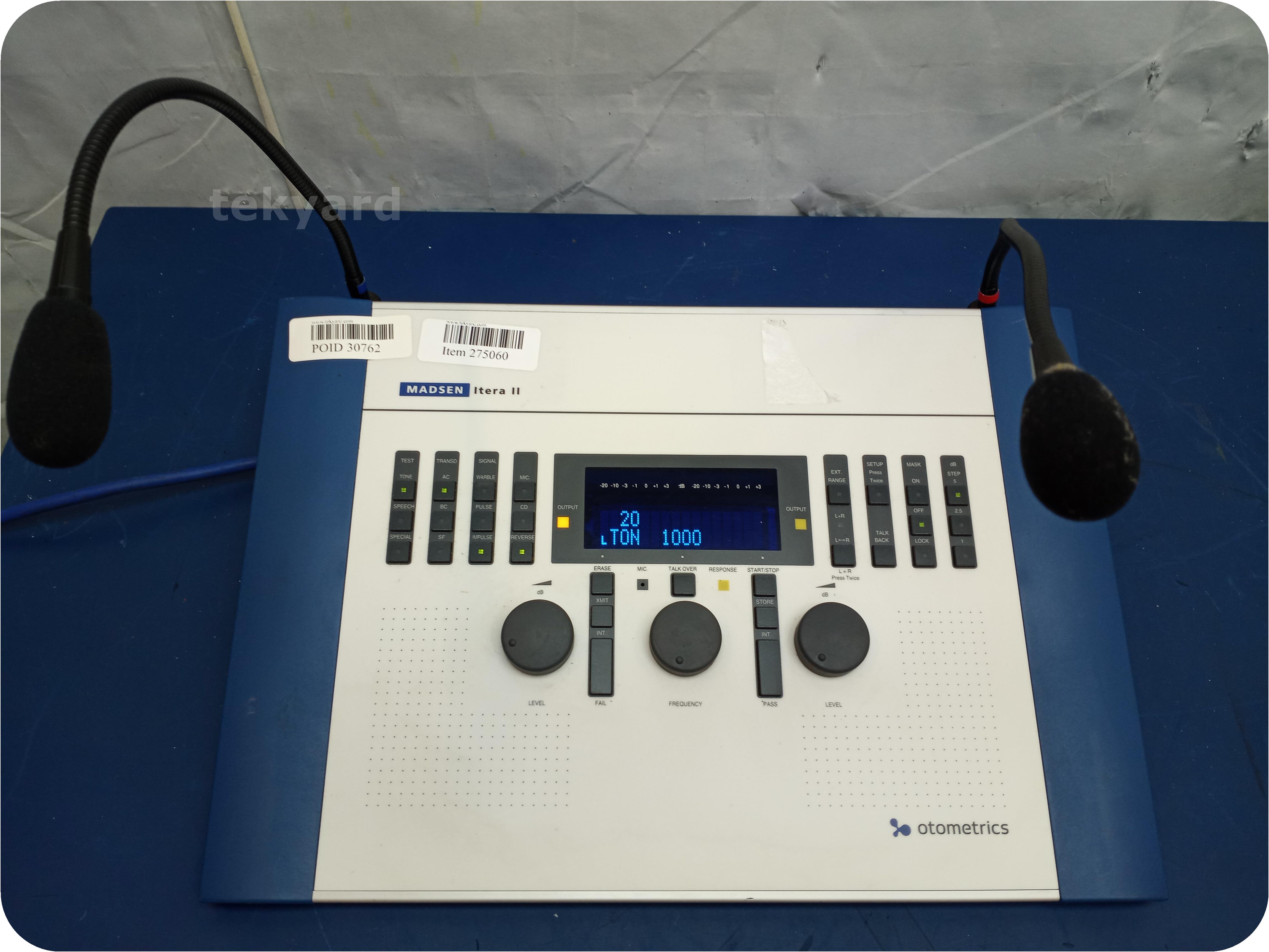 tekyard, LLC. 275060GN Otometrics Madsen Itera II 1004 Audiometer