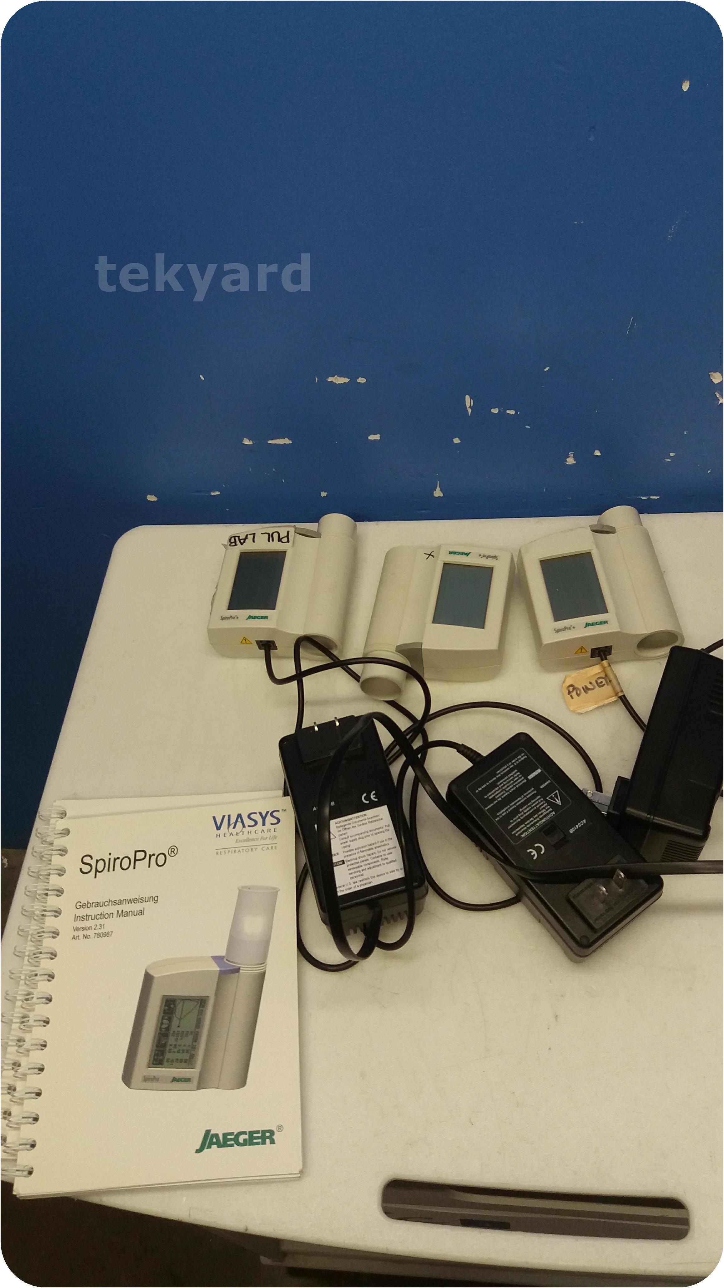 tekyard, LLC. 276574JAEGER SpiroPro+ Spirometer