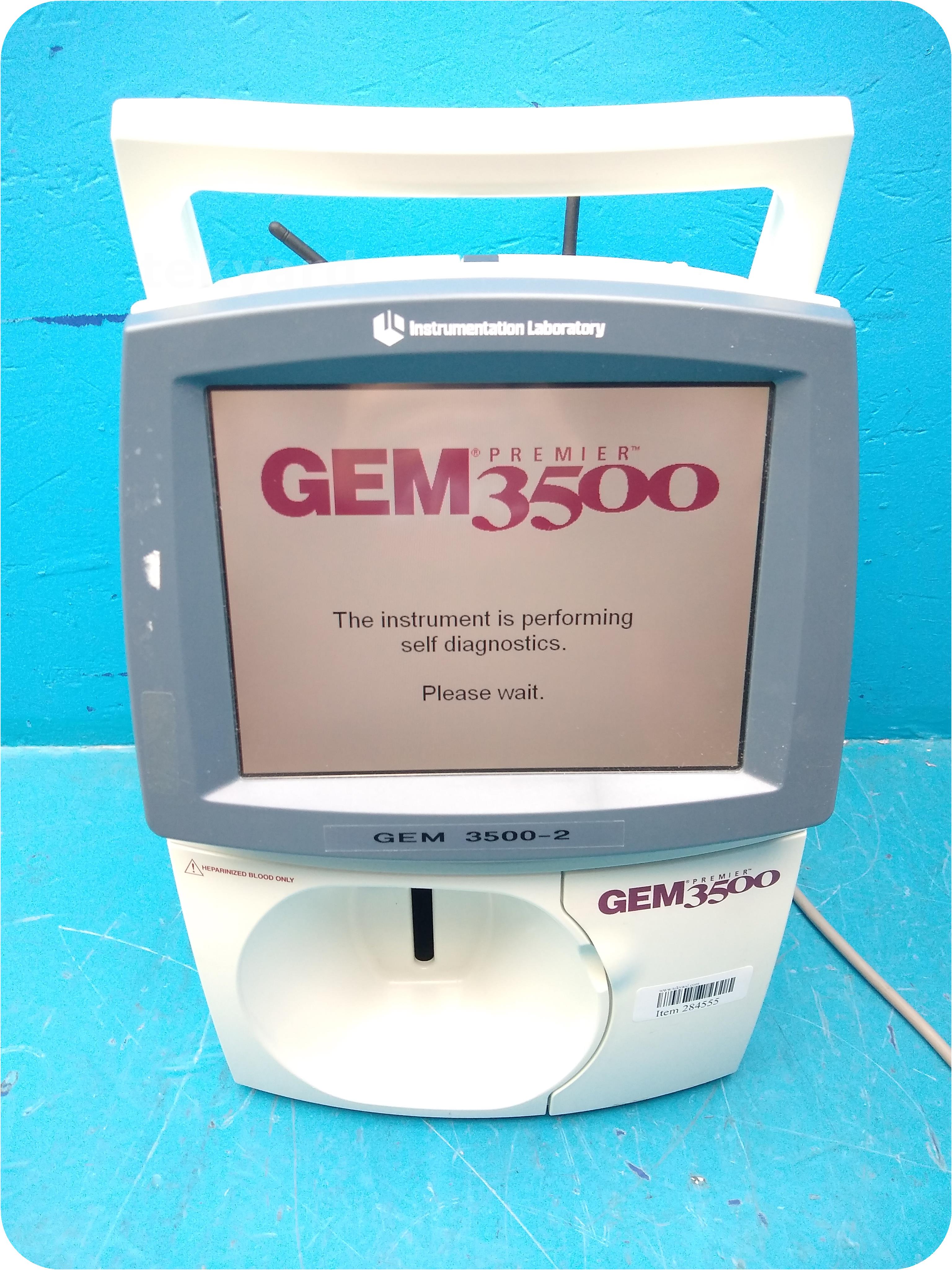 tekyard, LLC. 284555Instrumentation Laboratory GEM Premier 3500