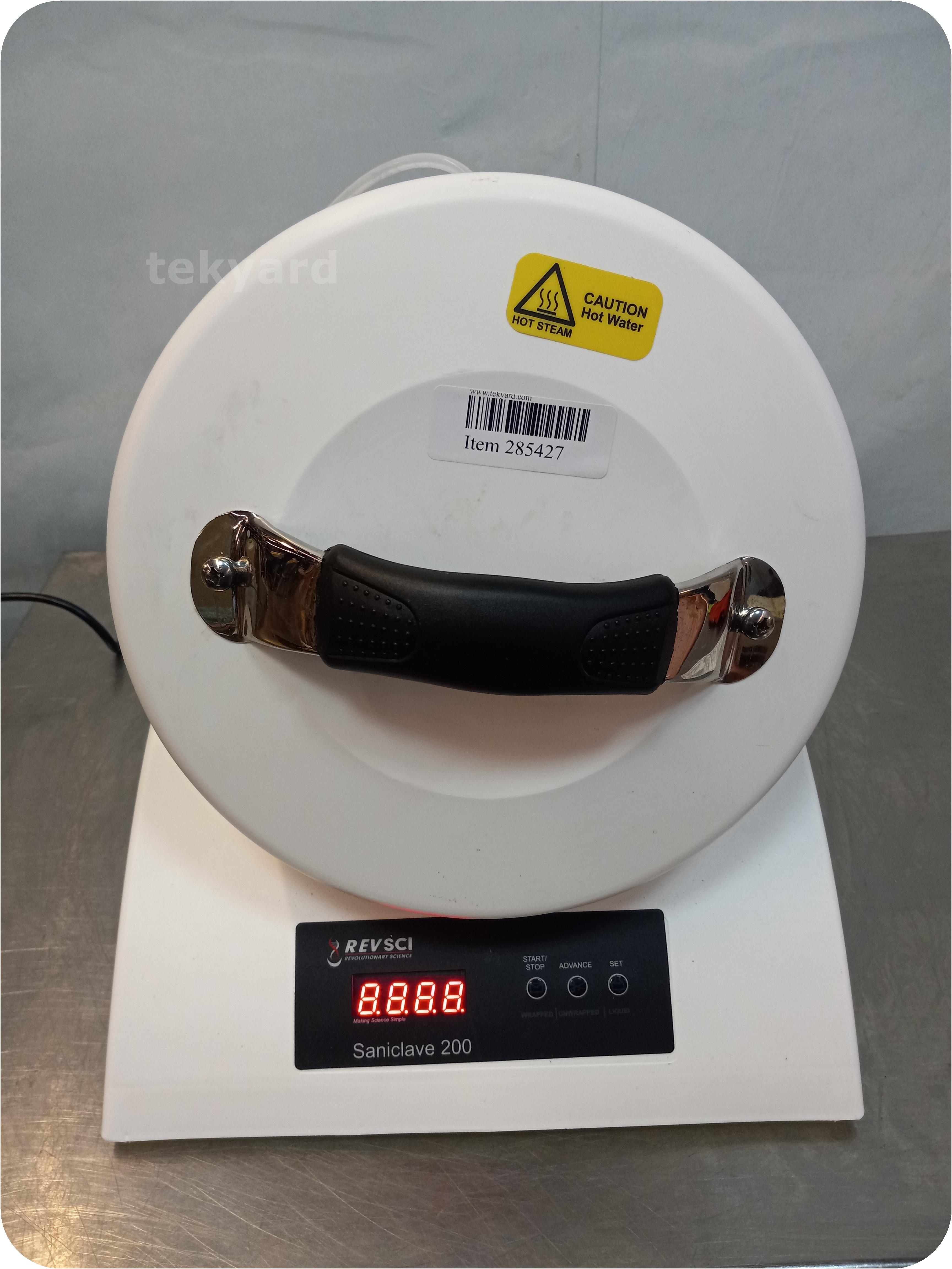 tekyard, LLC. 285427REVSCI Saniclave RSSC200 Autoclave Steam