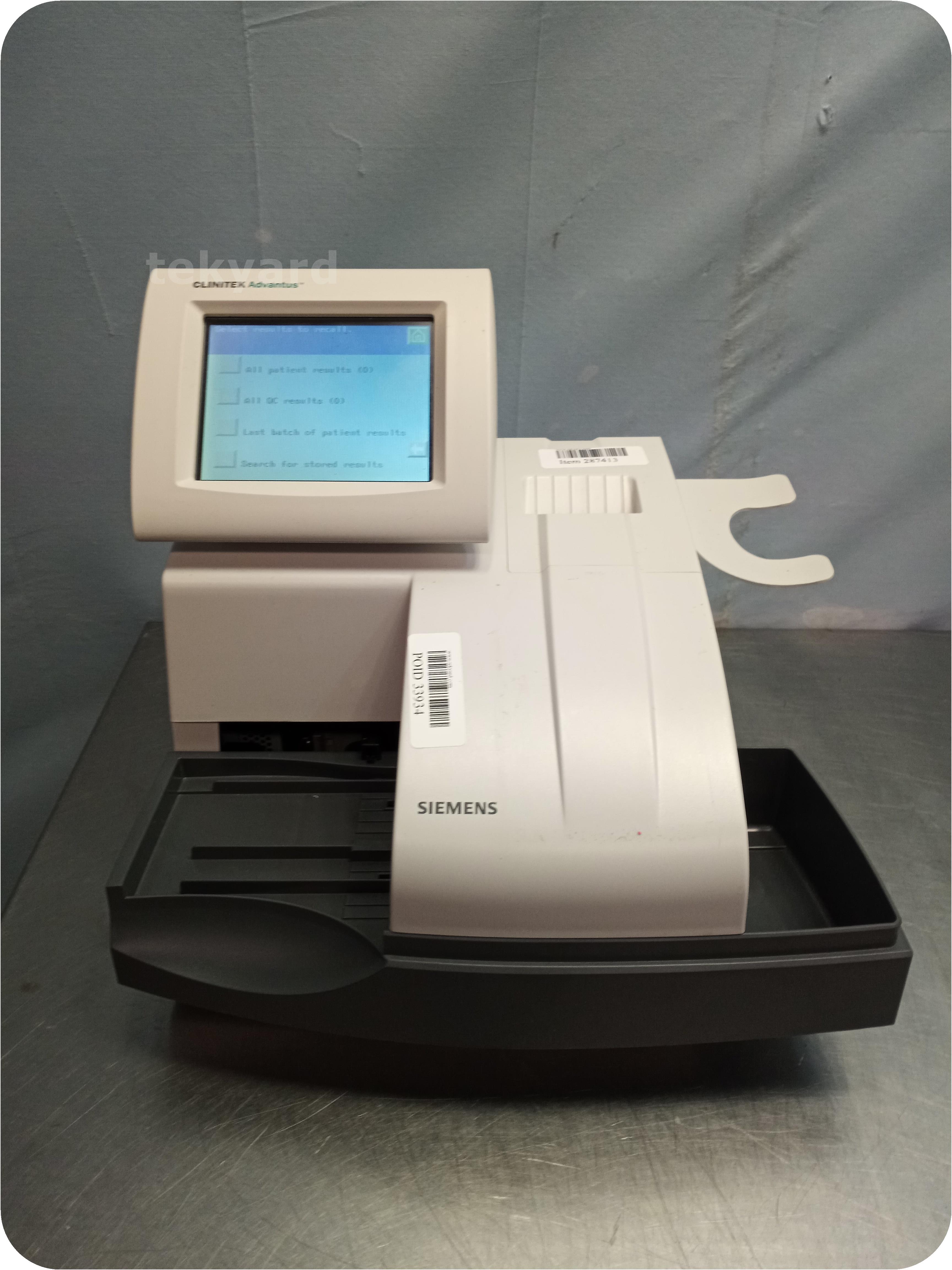 tekyard, LLC. 287413Siemens Clinitek Advantus Urine Chemistry Analyzer
