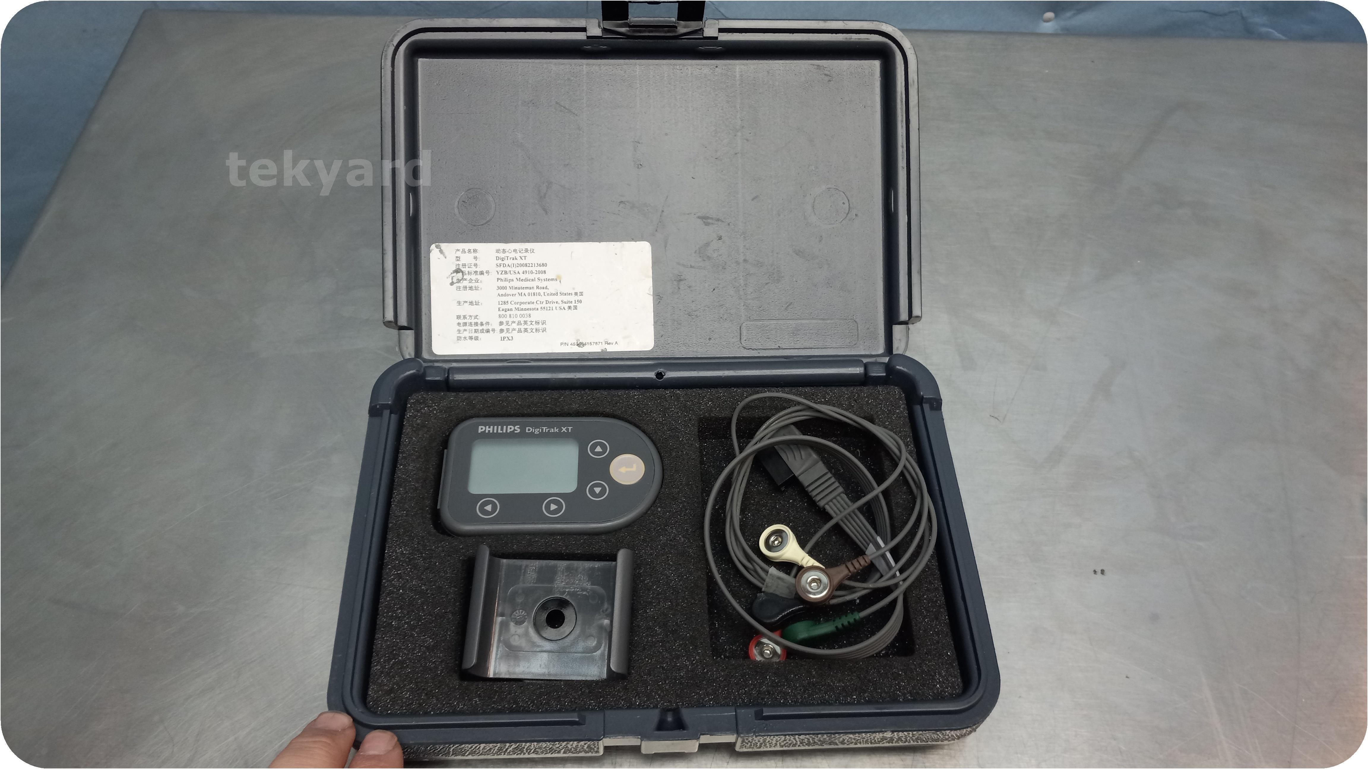 tekyard, LLC. 288387Philips DigiTrak XT 860322 Holter Recorder ECG Unit