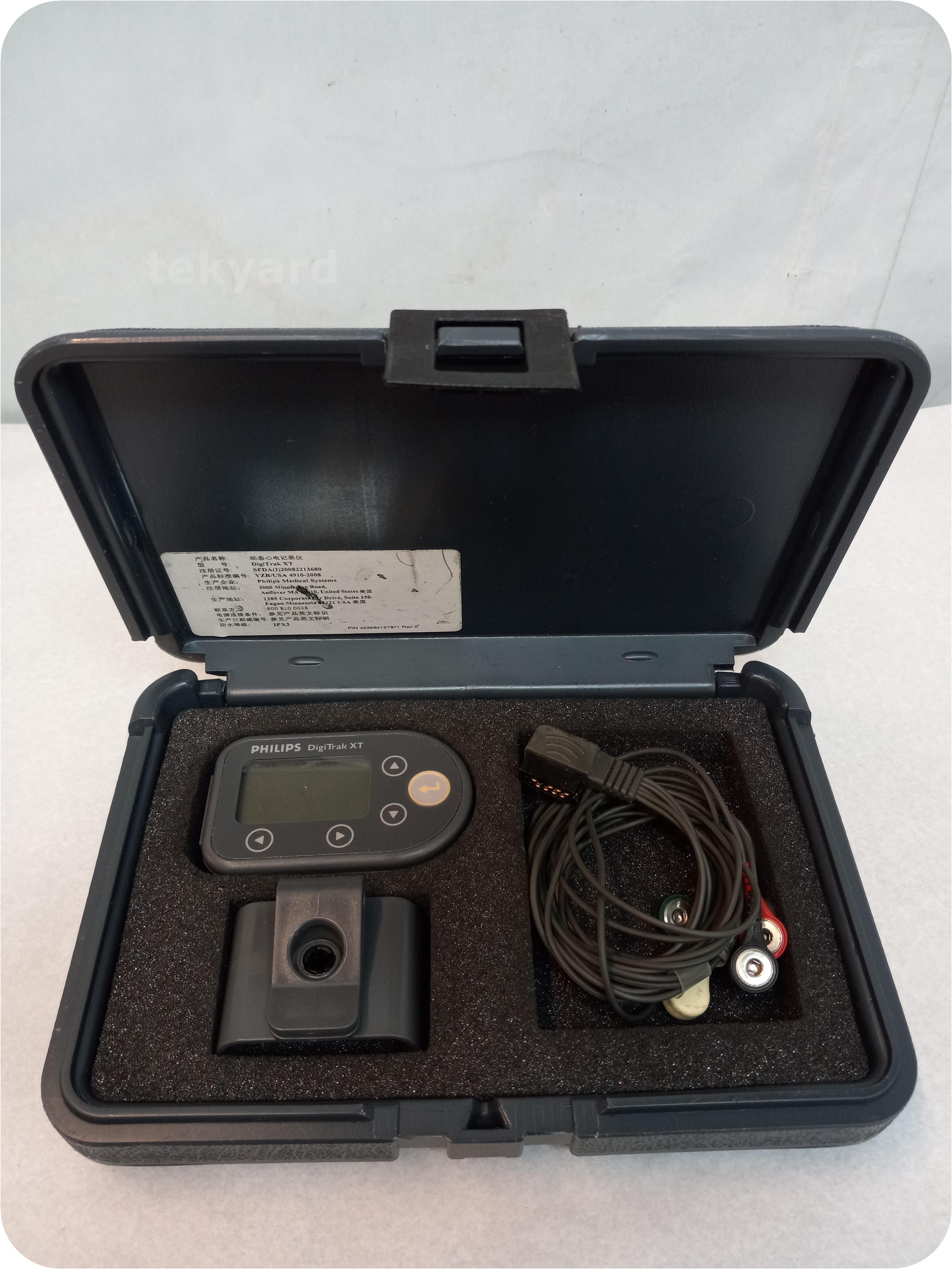 tekyard, LLC. 290127Philips DigiTrak XT 860322 Holter Recorder ECG Unit