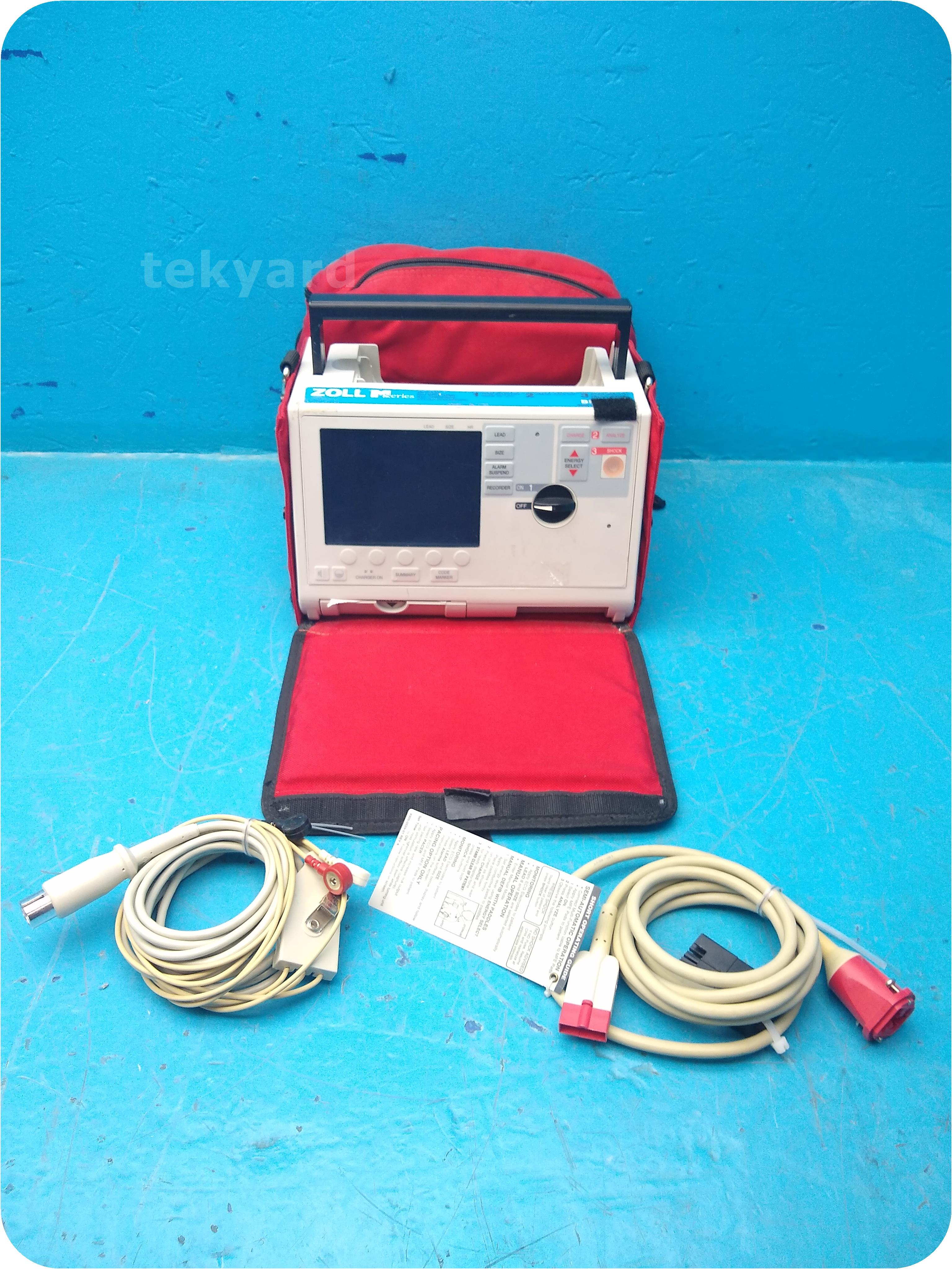 tekyard, LLC. 290807Zoll M Series Biphasic 200 Joules Max Defibrillator