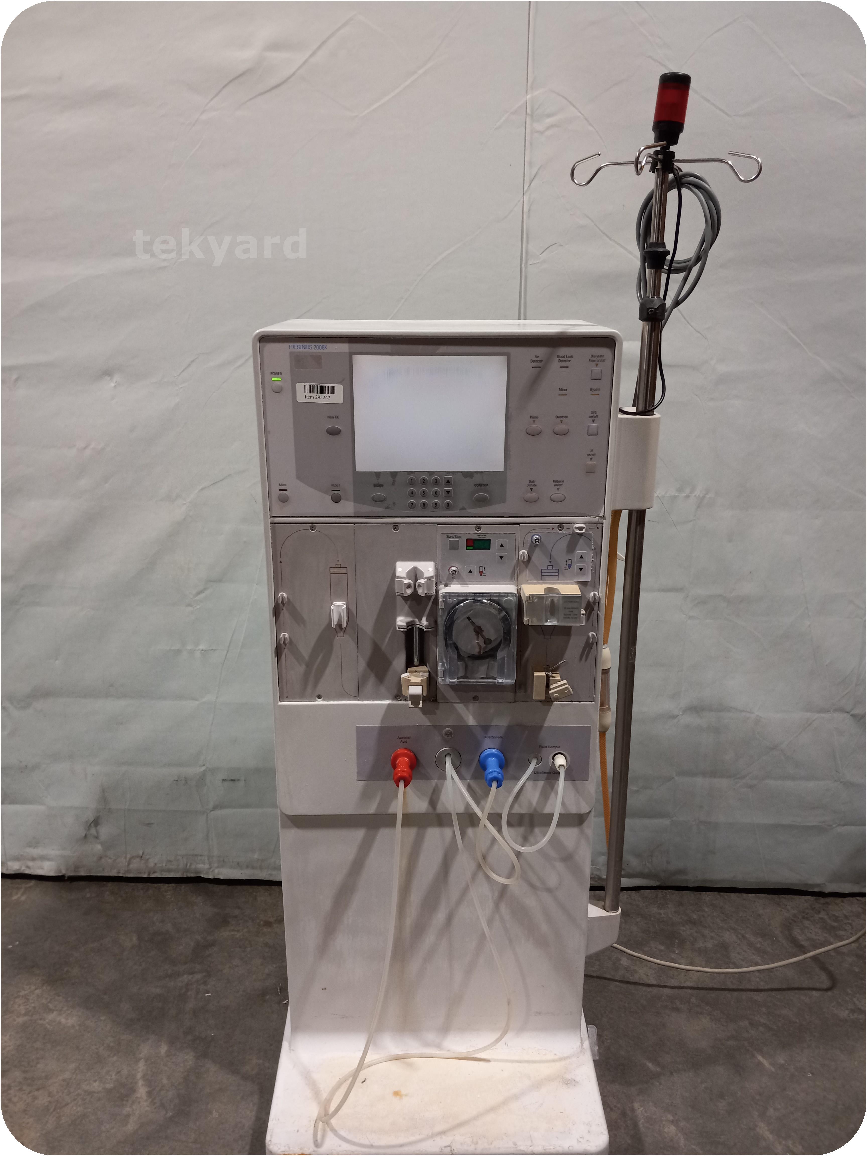 tekyard, LLC. 295242Fresenius 2008K Dialysis Machine