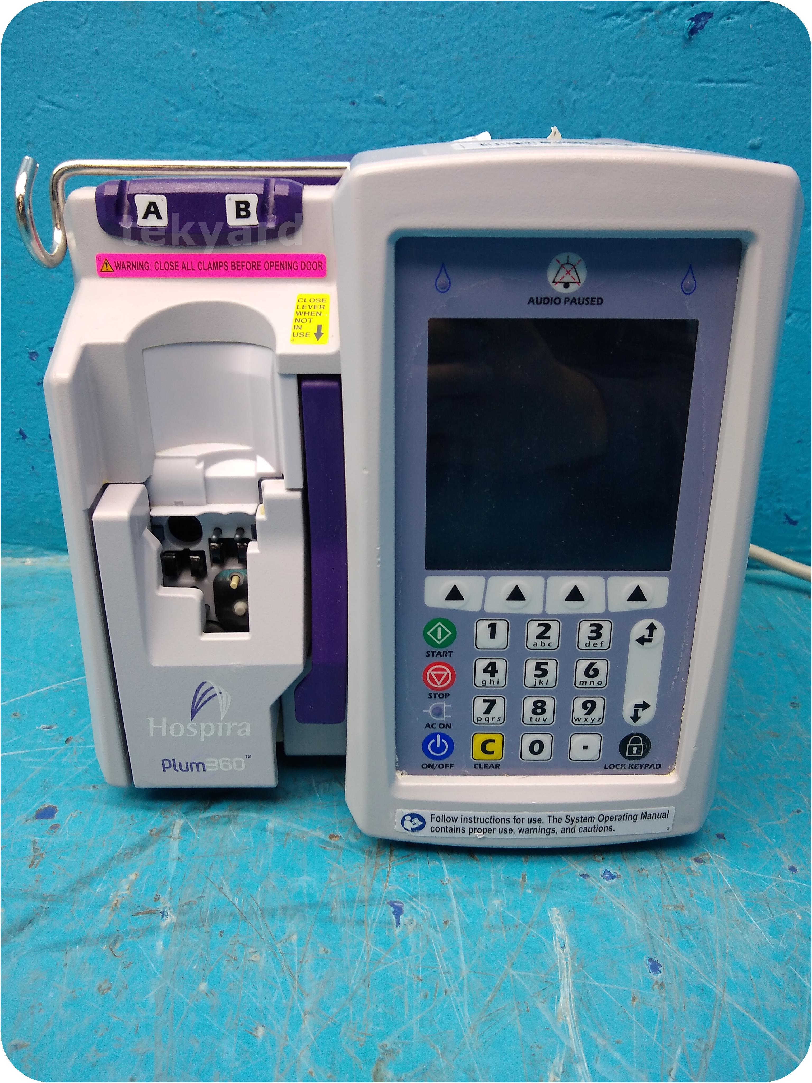 tekyard, LLC. 298143Abbott Hospira Plum 360 Infusion Pump