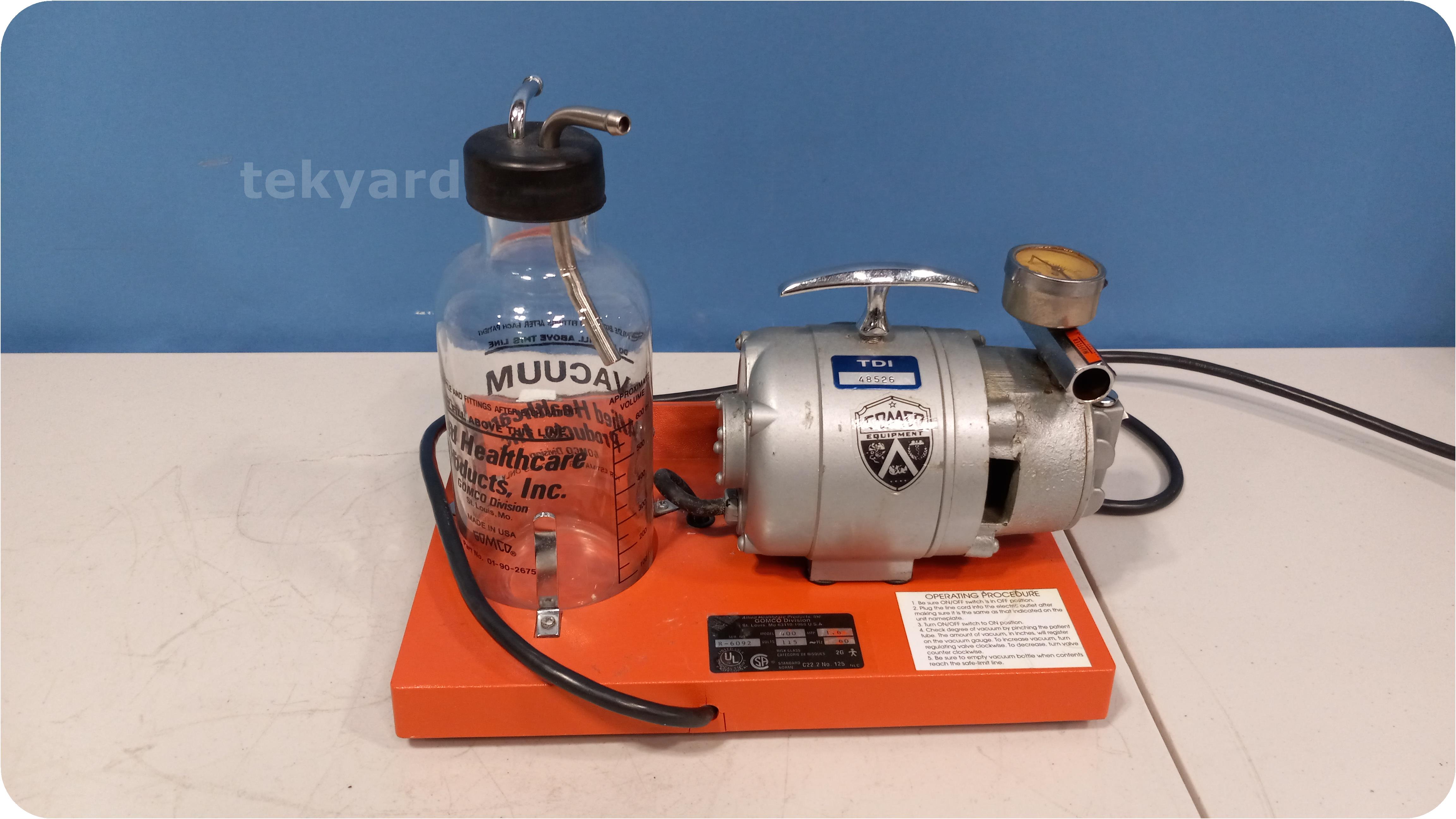 tekyard, LLC. - 299785-Gomco Division 400 Aspirator Suction Pump