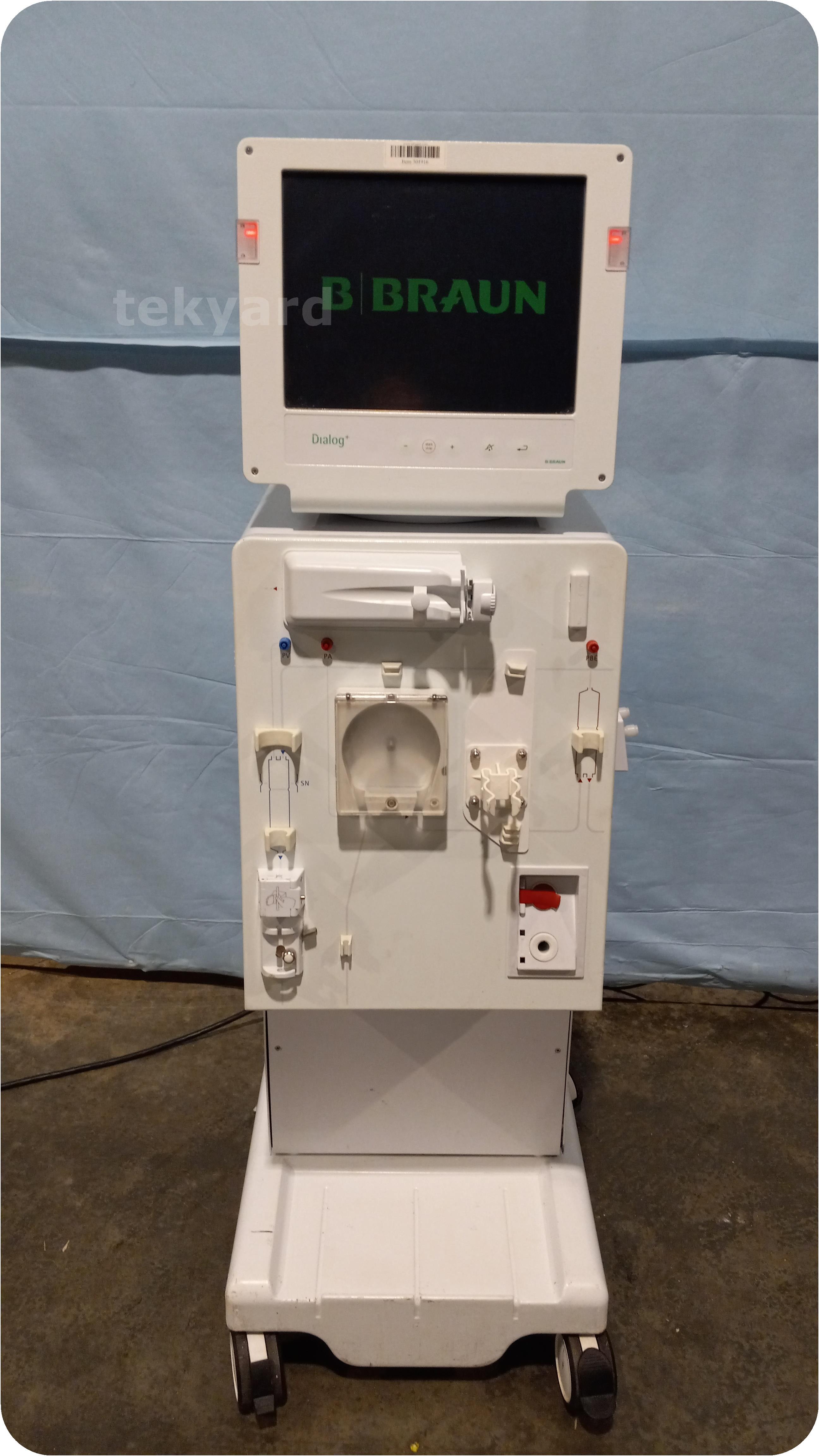 tekyard, LLC. 301916B.Braun Dialog+ Hemodialysis Dialysis Machine