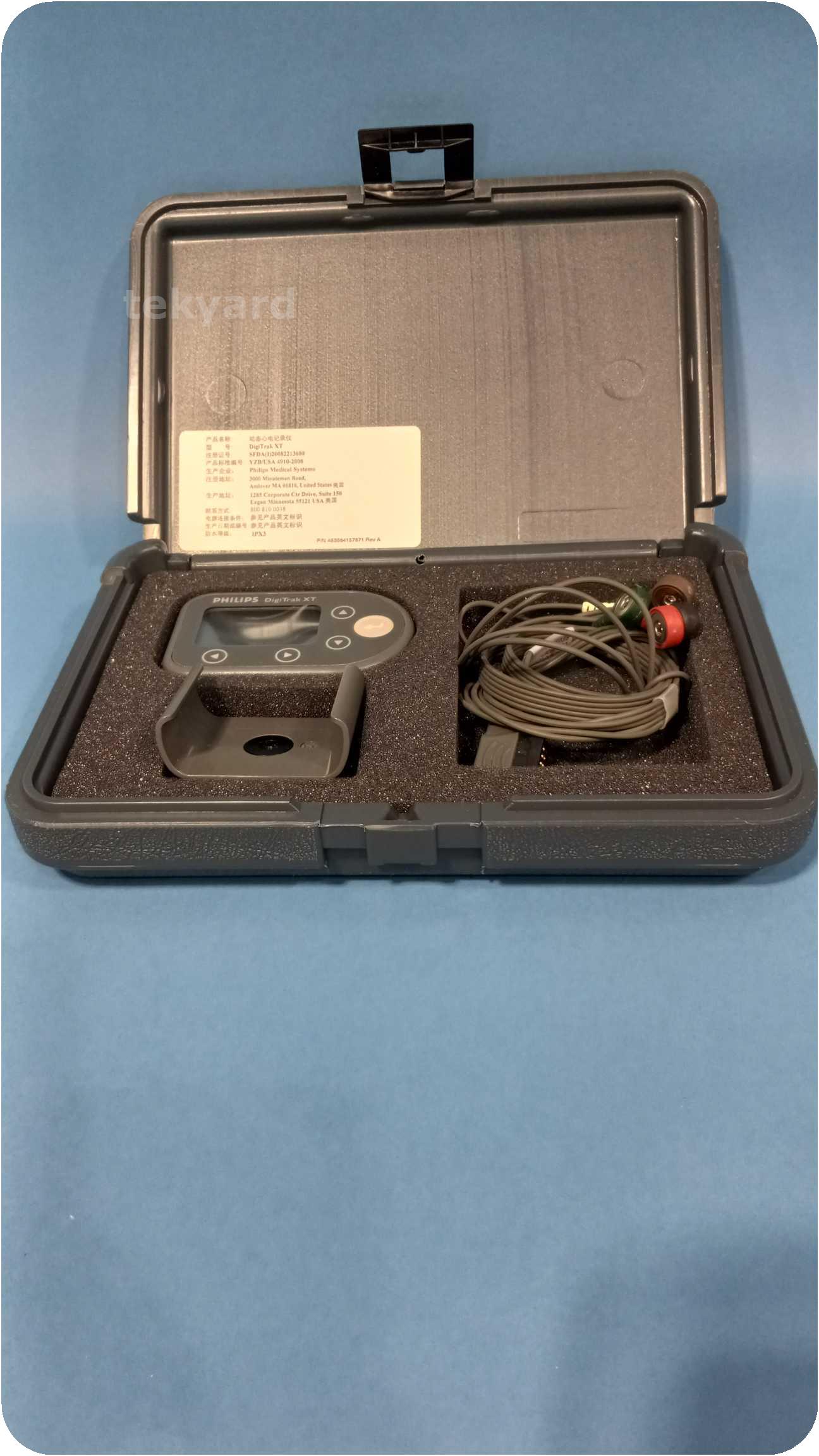 tekyard, LLC. 313848Philips DigiTrak XT Holter Recorder ECG Unit