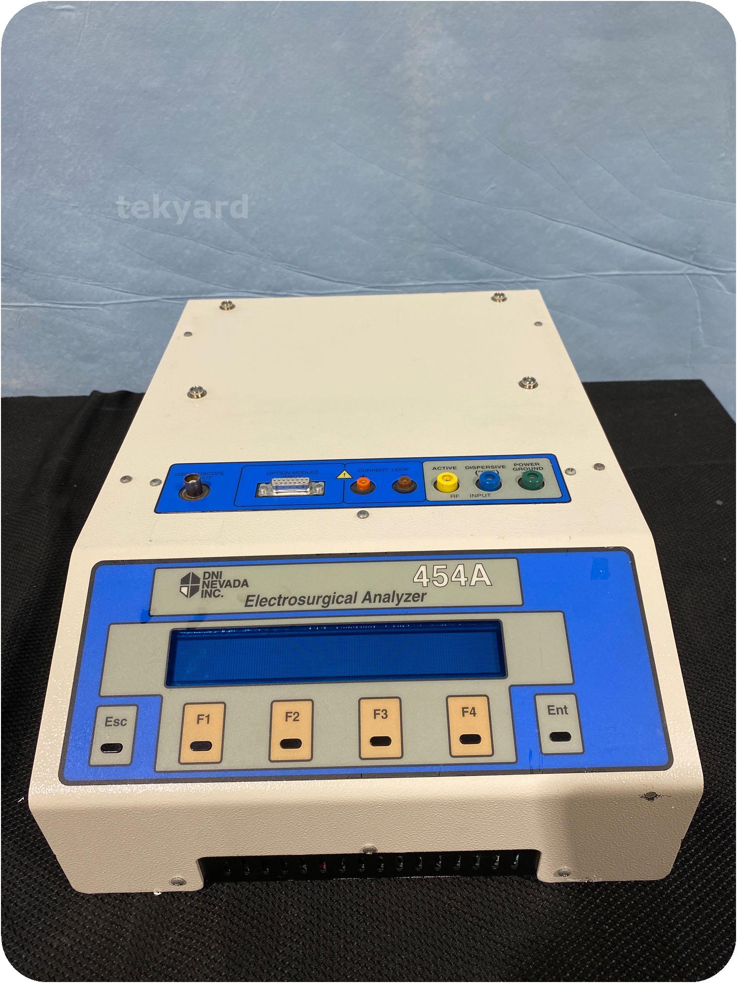 tekyard, LLC. 318541DNI Nevada 454A Electrosurgical Analyzer
