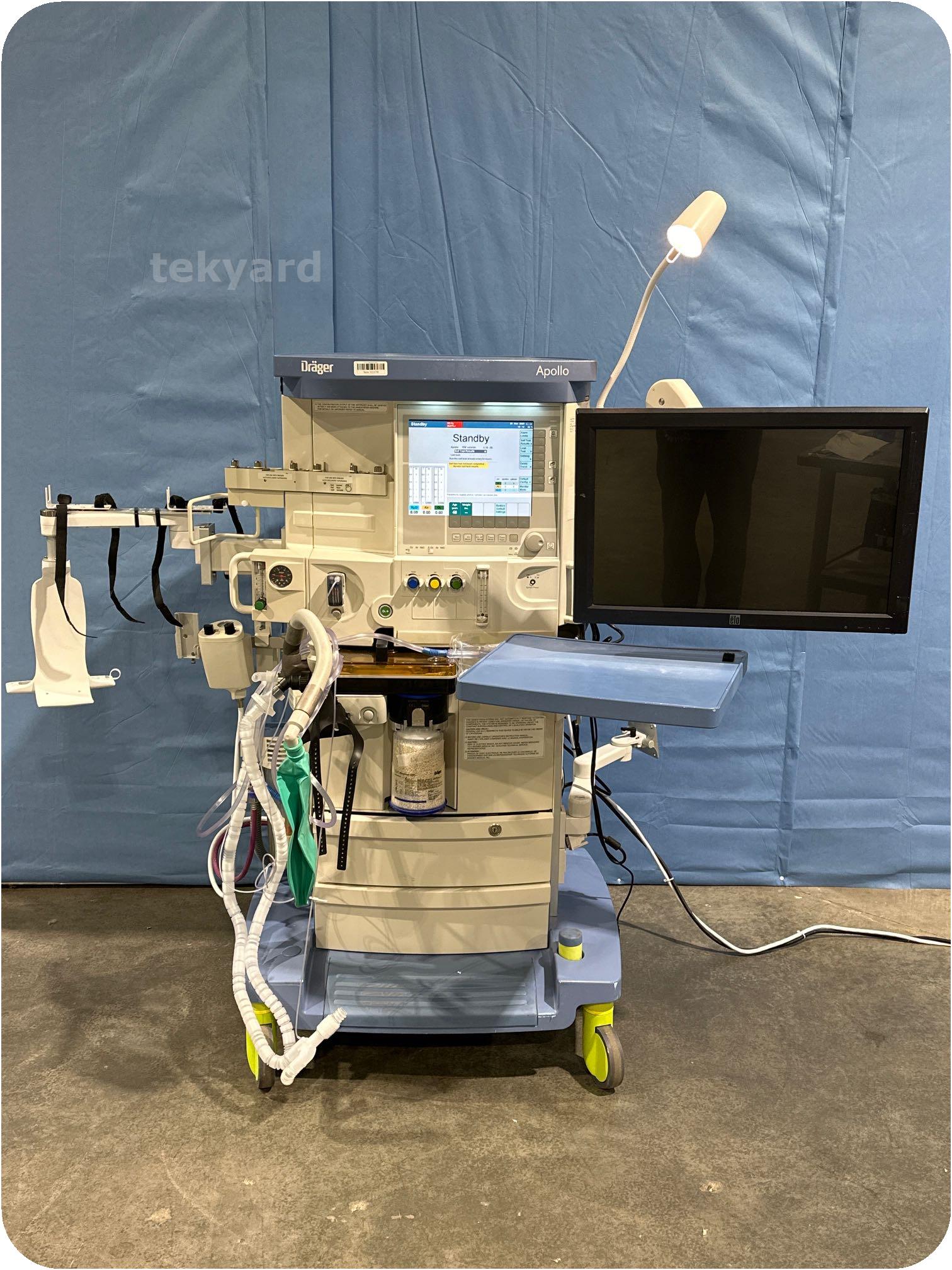 tekyard, LLC. 323570Drager Apollo Anesthesia Machine