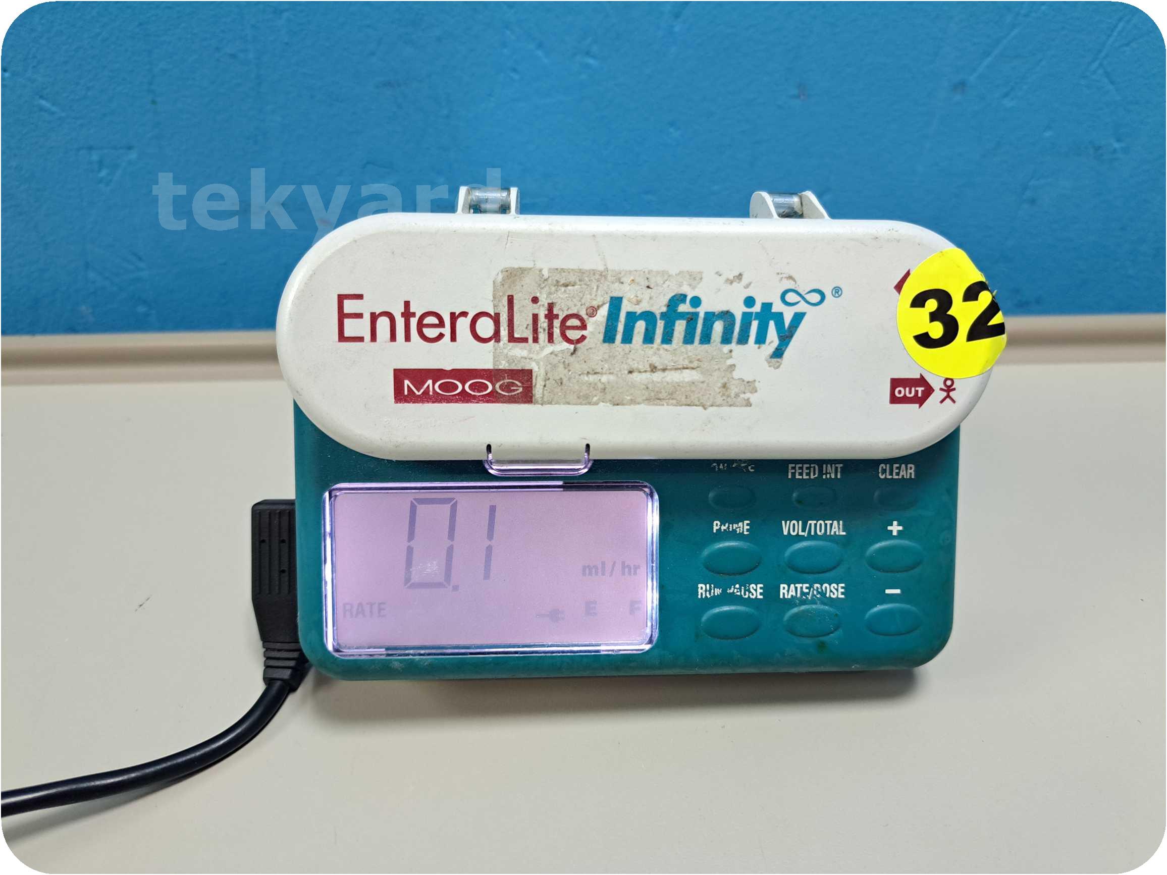 tekyard, LLC. 329065Zevex EnteraLite Infinity Enteral Feeding Pump