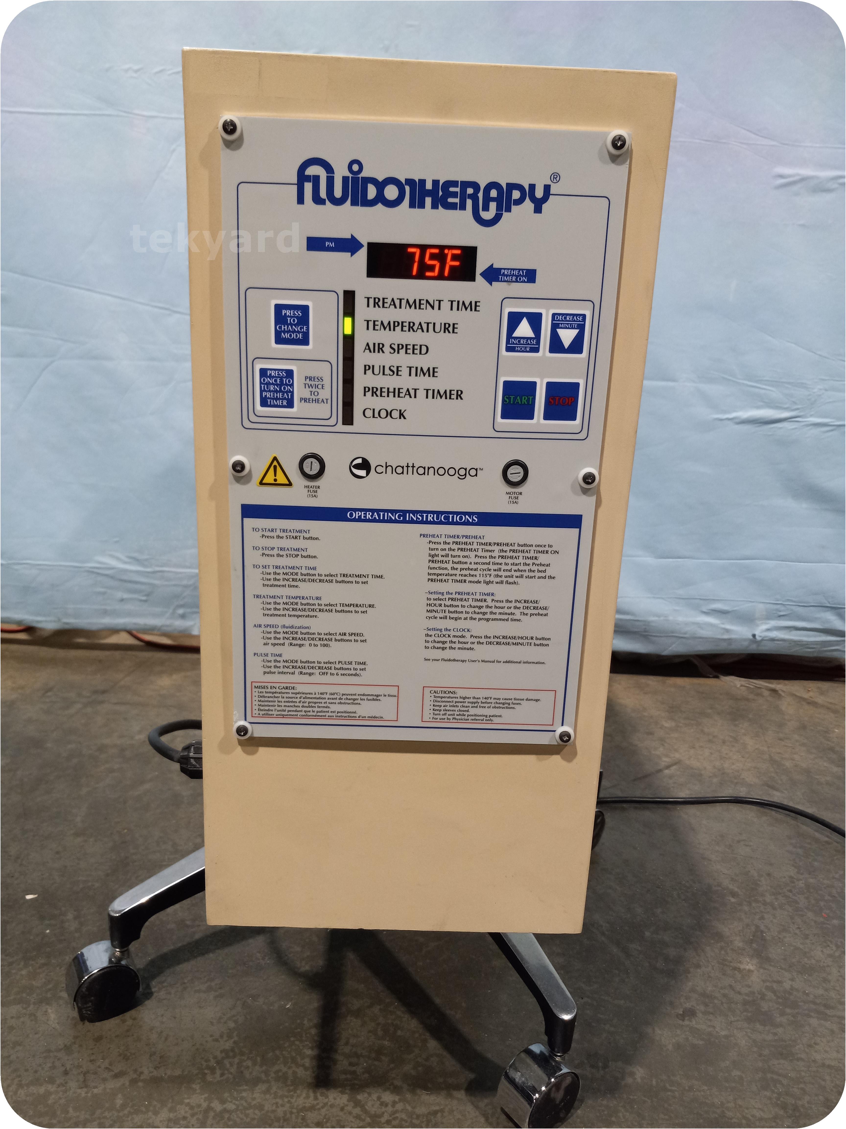 tekyard, LLC. 329944Chattanooga FLU110D Fluidotherapy Unit
