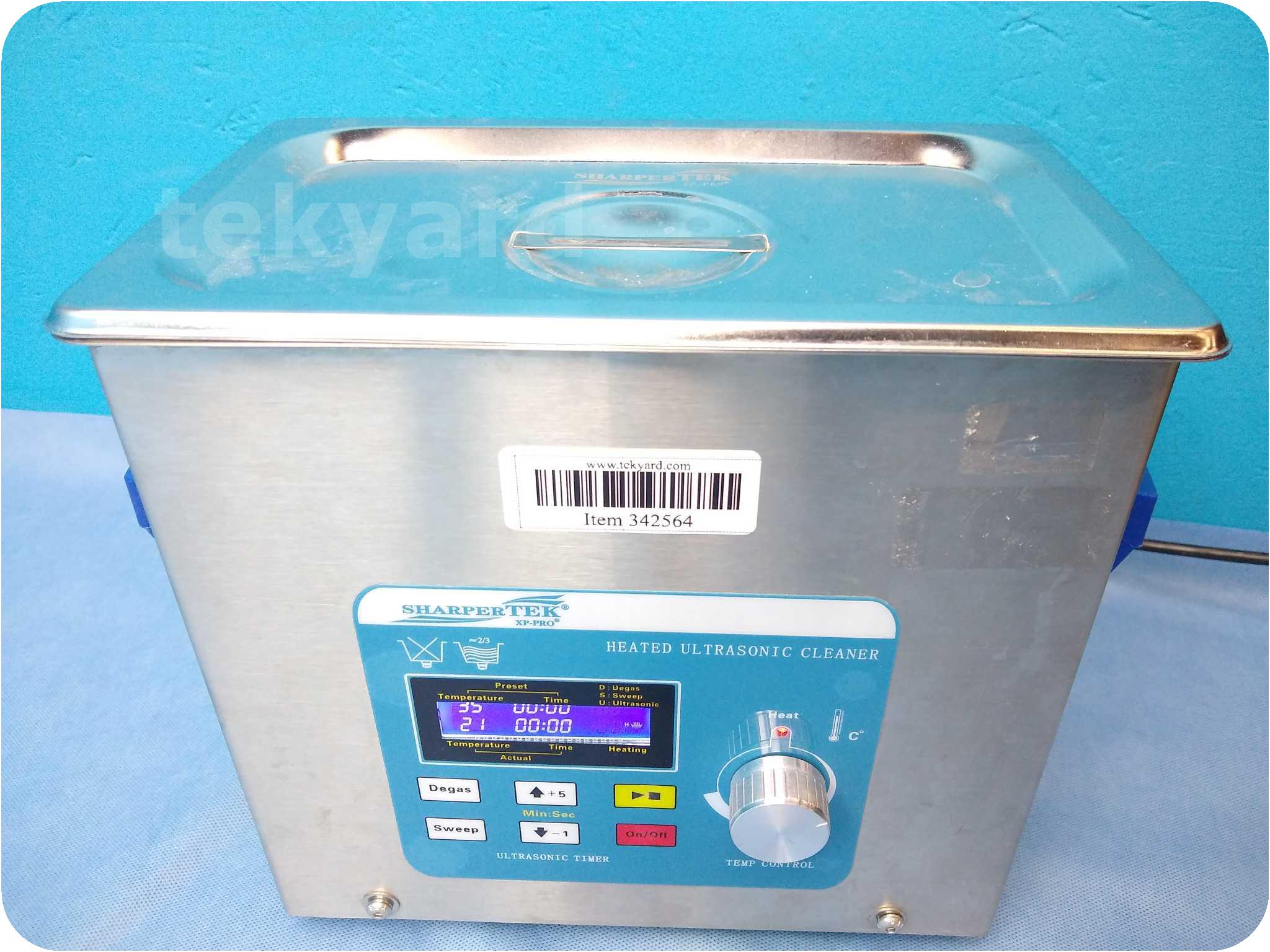 tekyard, LLC. 342564SharperTEK XPPRO Heated Ultrasonic Cleaner