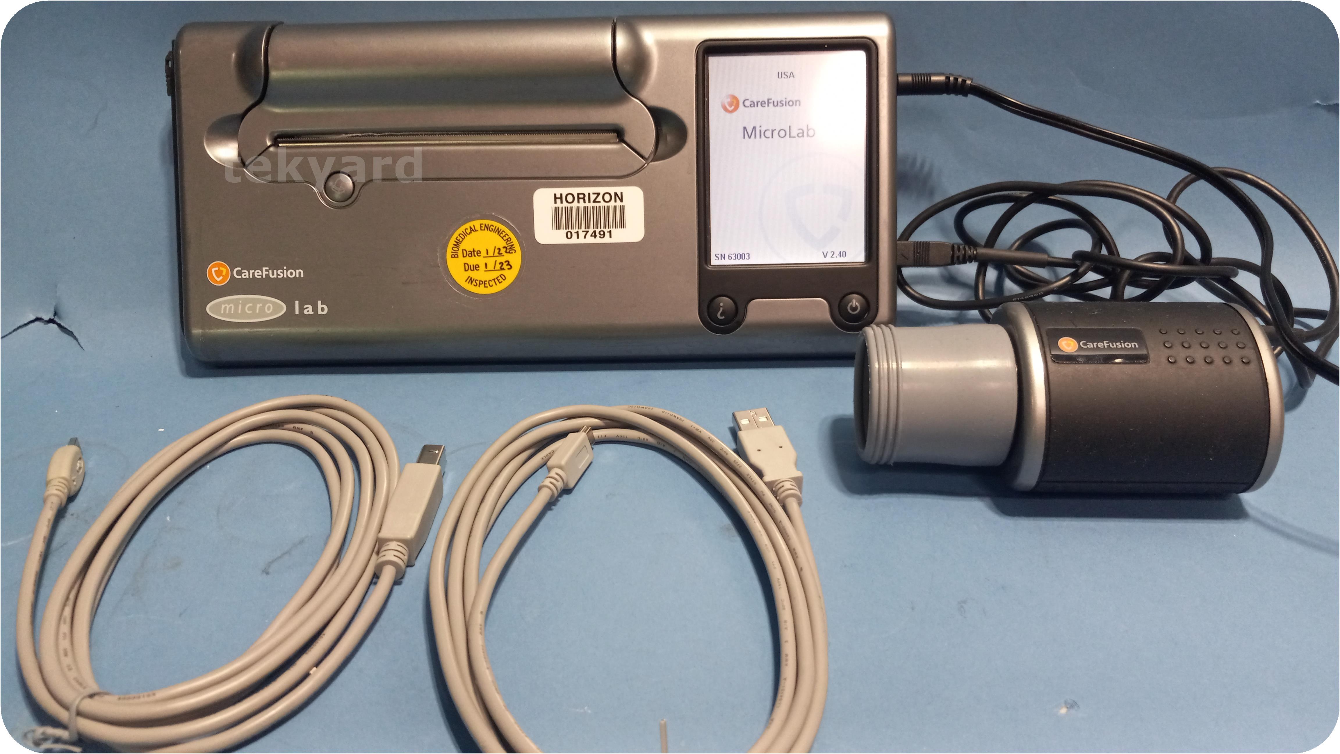 tekyard, LLC. 348095Carefusion Micro Lab Portable Spirometer
