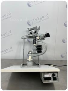 CARL ZEISS F 125 OPHTHALMIC SLIT LAMP W/ HAAG STREIT